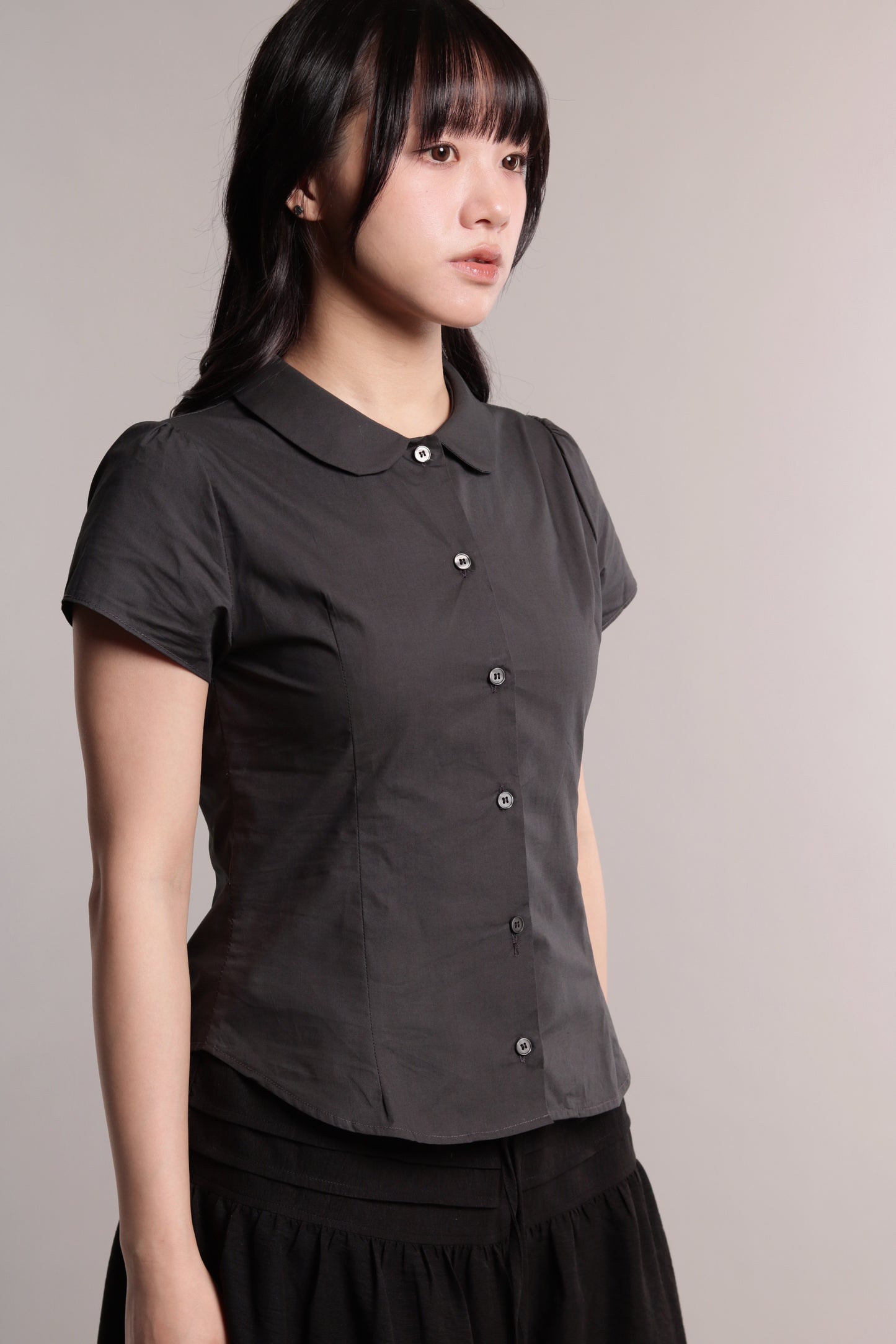 Corset Shirt (Charcoal)