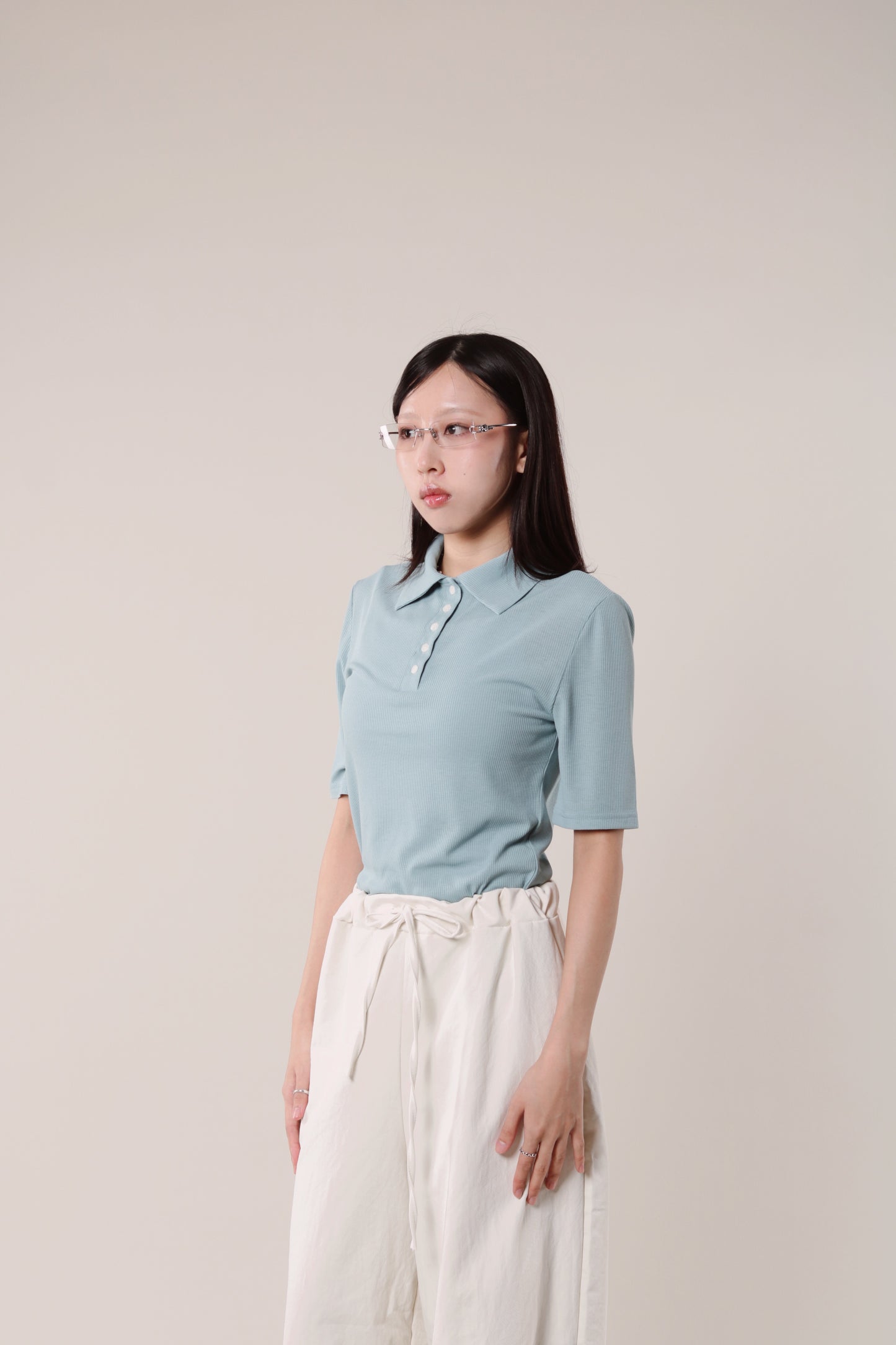 Summer Polo Tee (Blue)