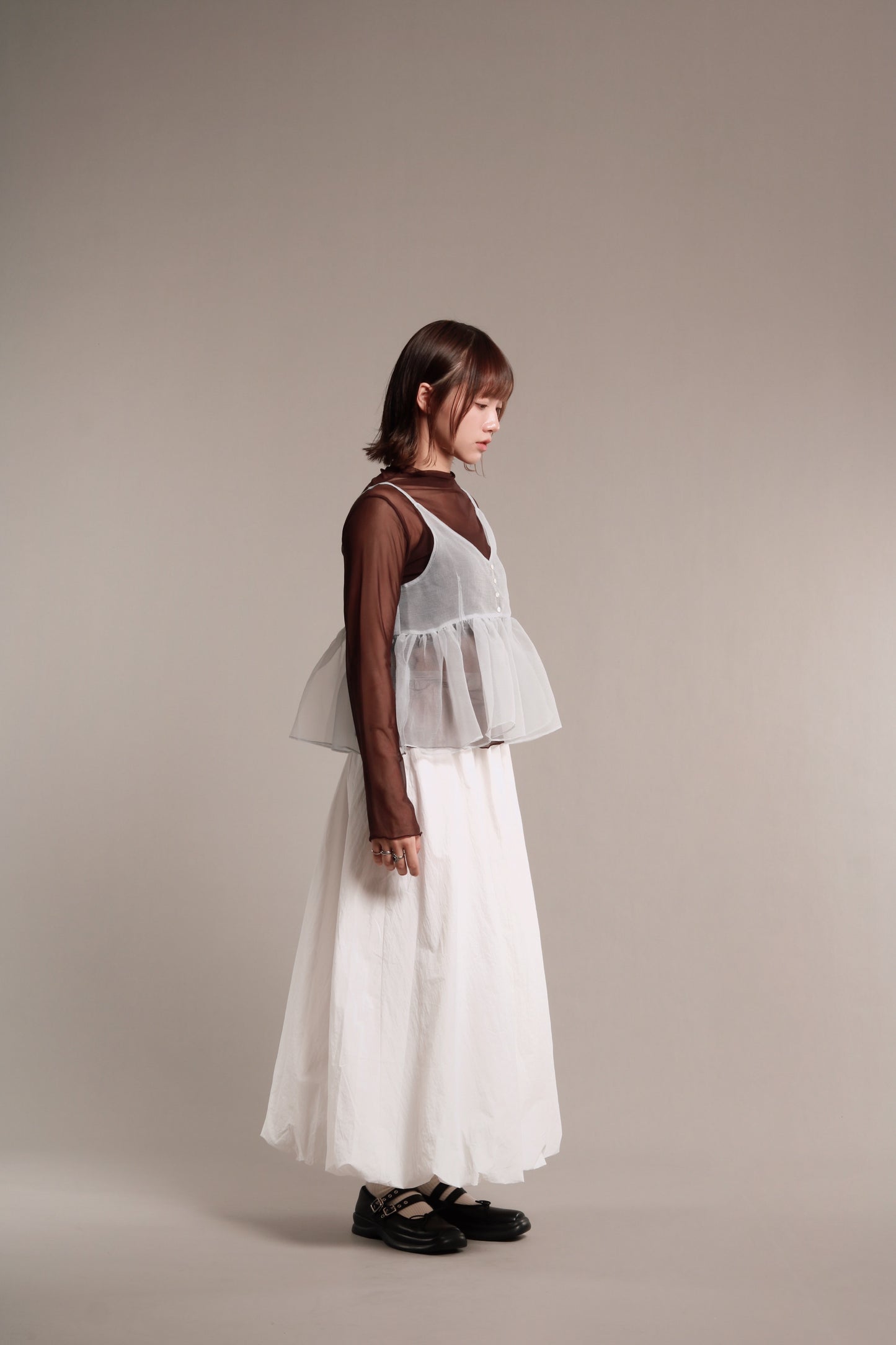 Bubble Skirt (White)