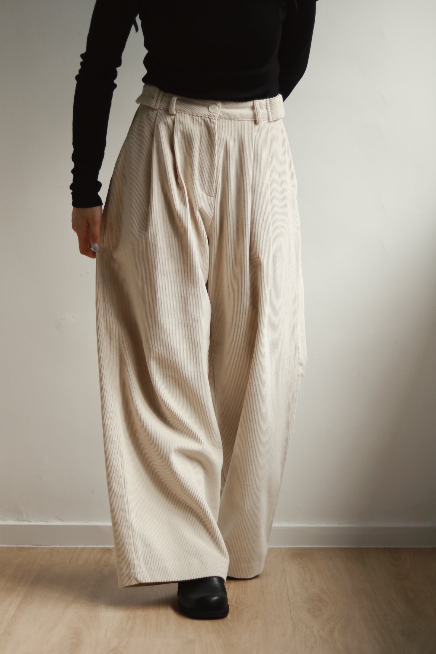 Corduroy Pants (Ivory)