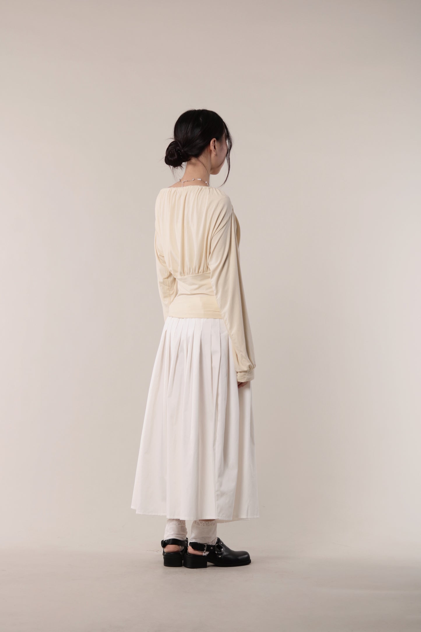 Luna Gathered Top (Yellow)