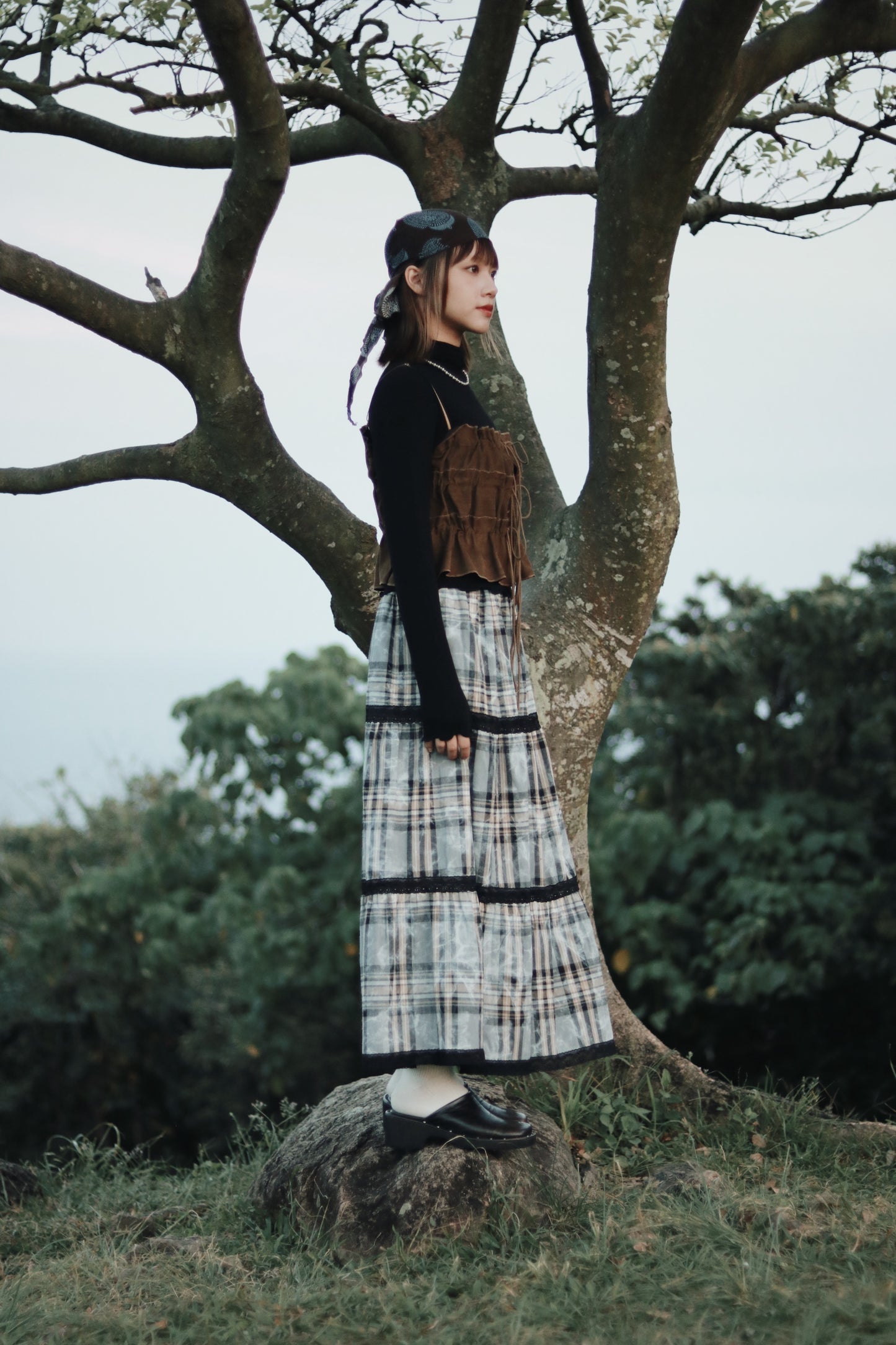 Double Fafa Top (Black)