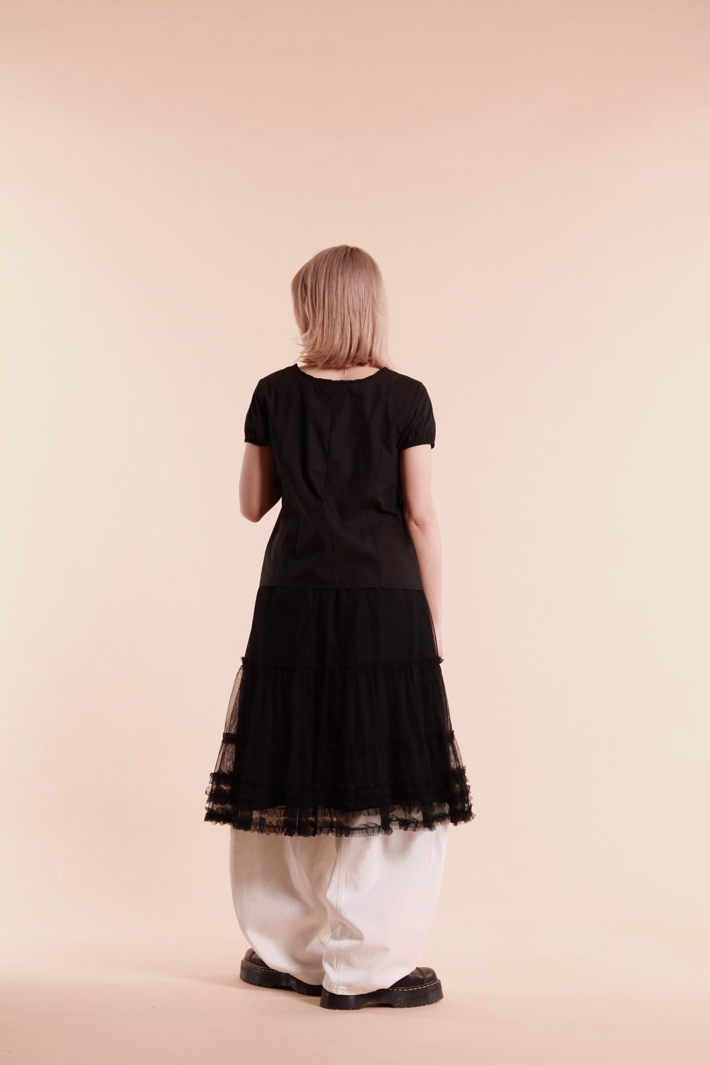 Ribbon Jeans (White)