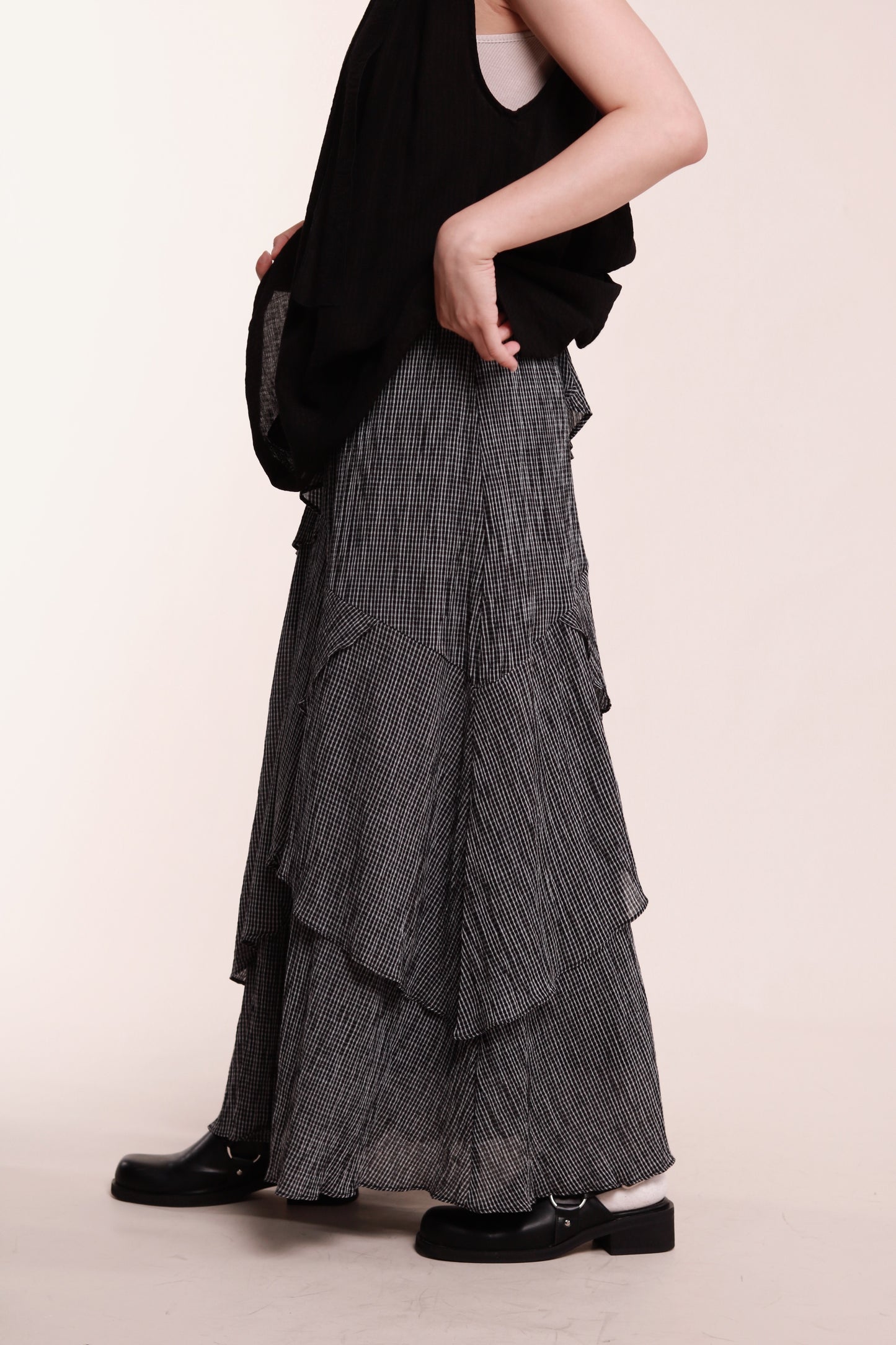 Layered Skirt (Black)