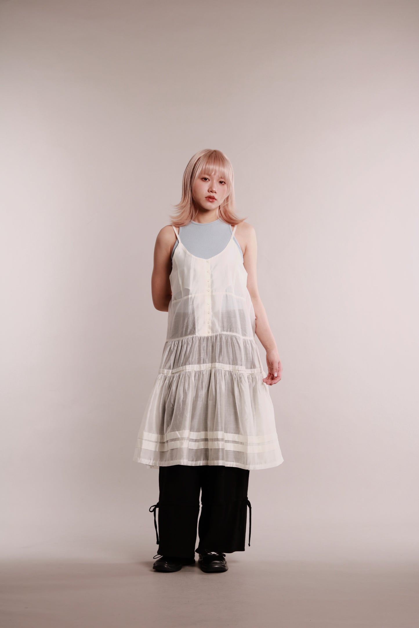 Doll See Through Dress (Ivory)