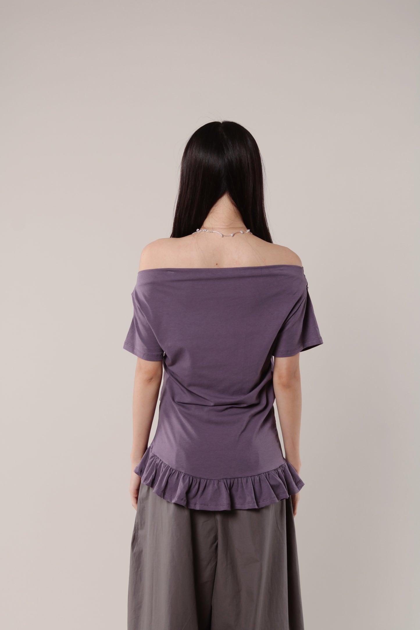 Ruffle Top (Purple)