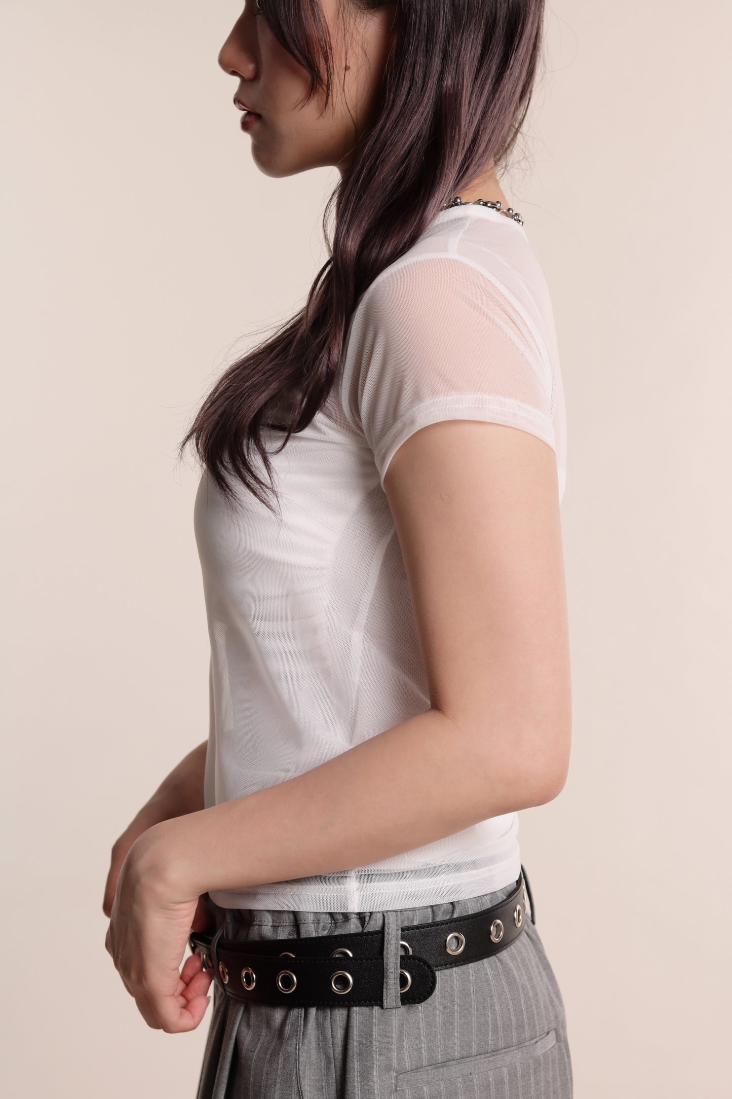 Summer See Through Tee (White)