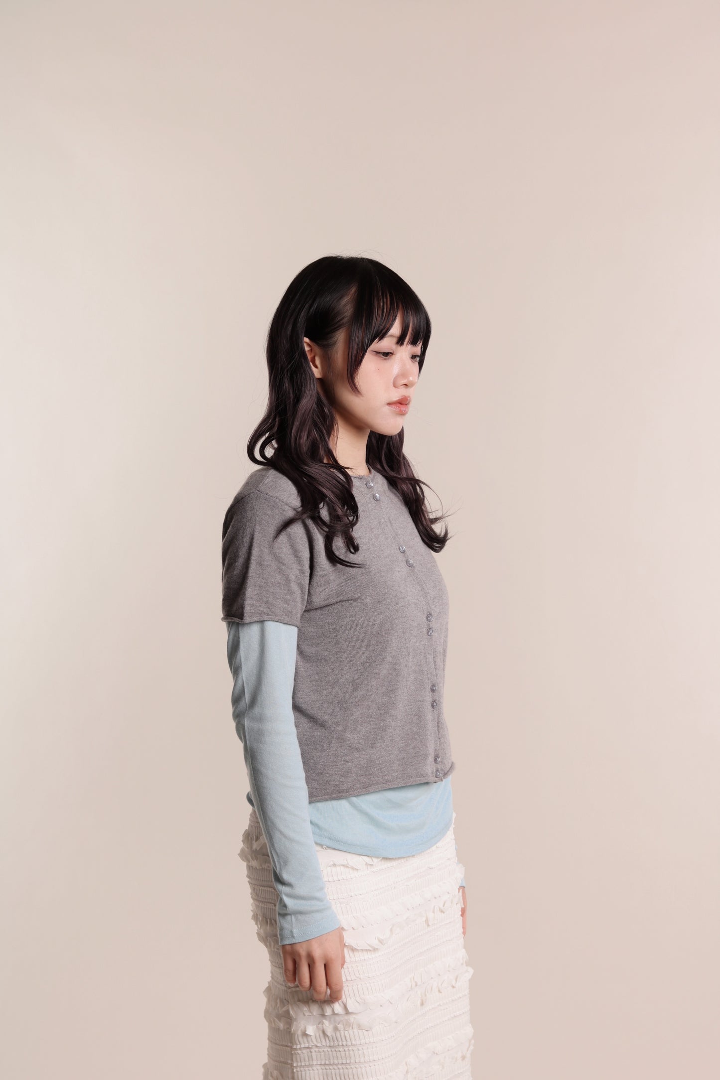 Mini Cardigan (Grey)