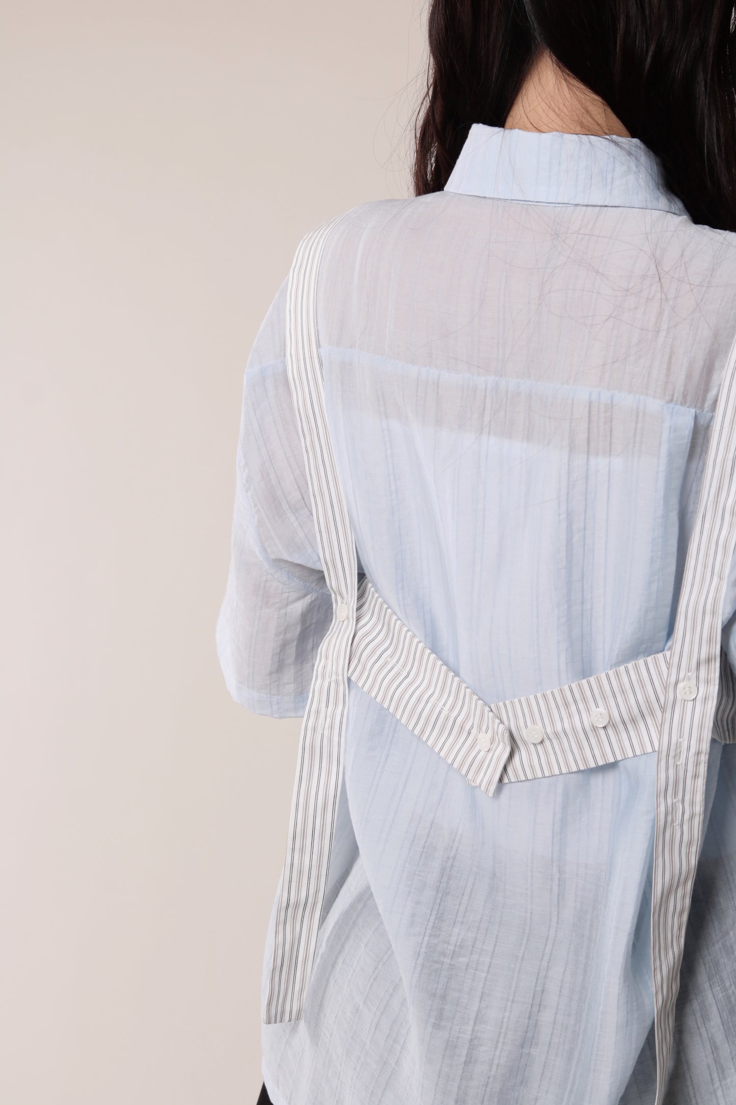 Striped Vest (Ivory)