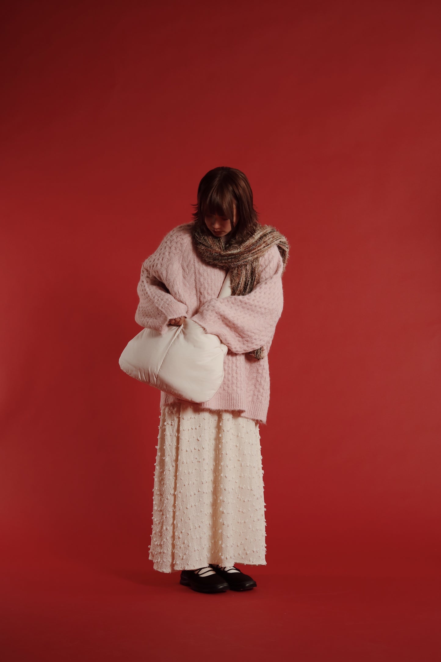 Doll Cloud Bag (Black/Brown/Ivory)