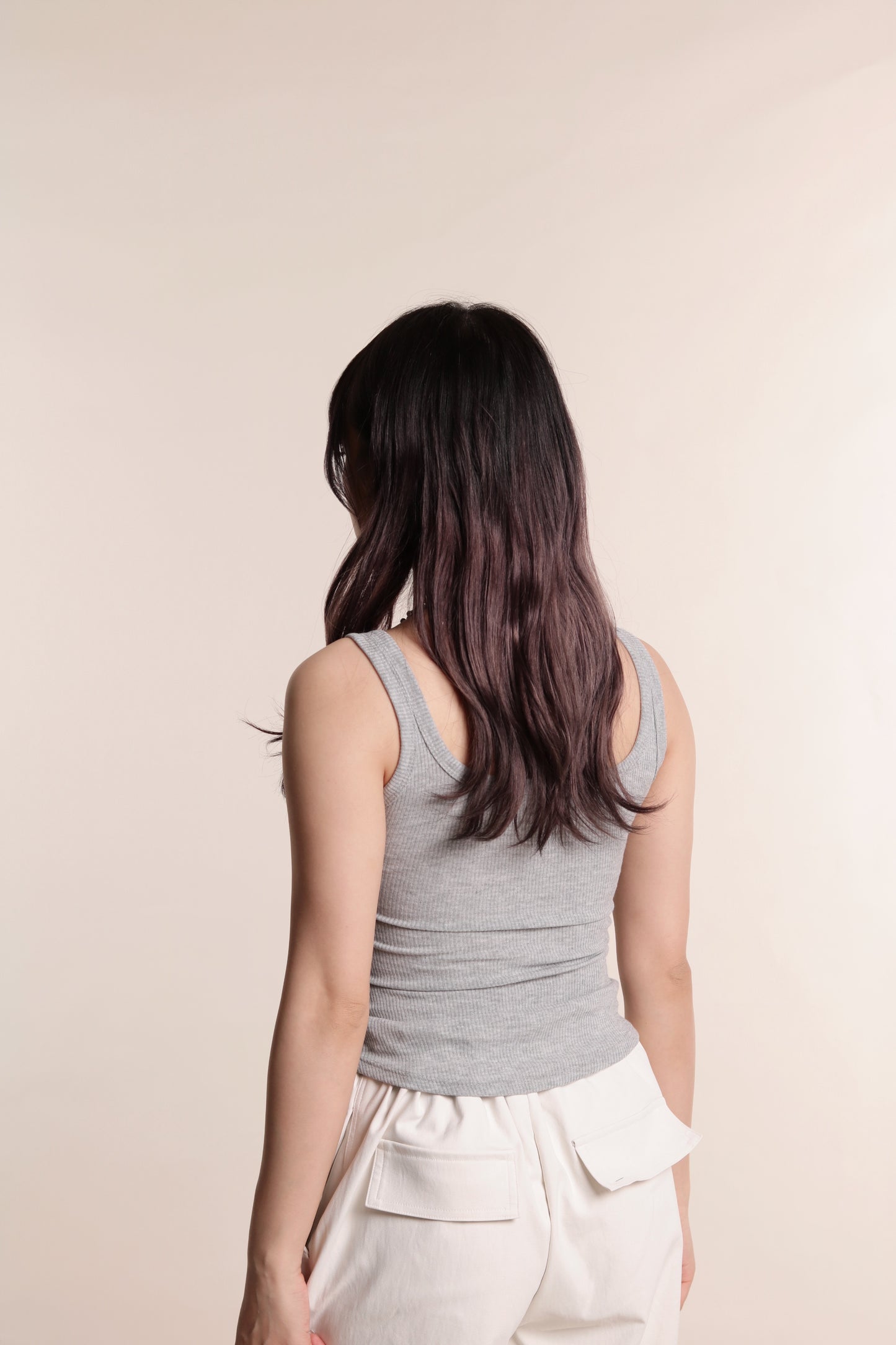 Square Neck Bra Top (Grey)