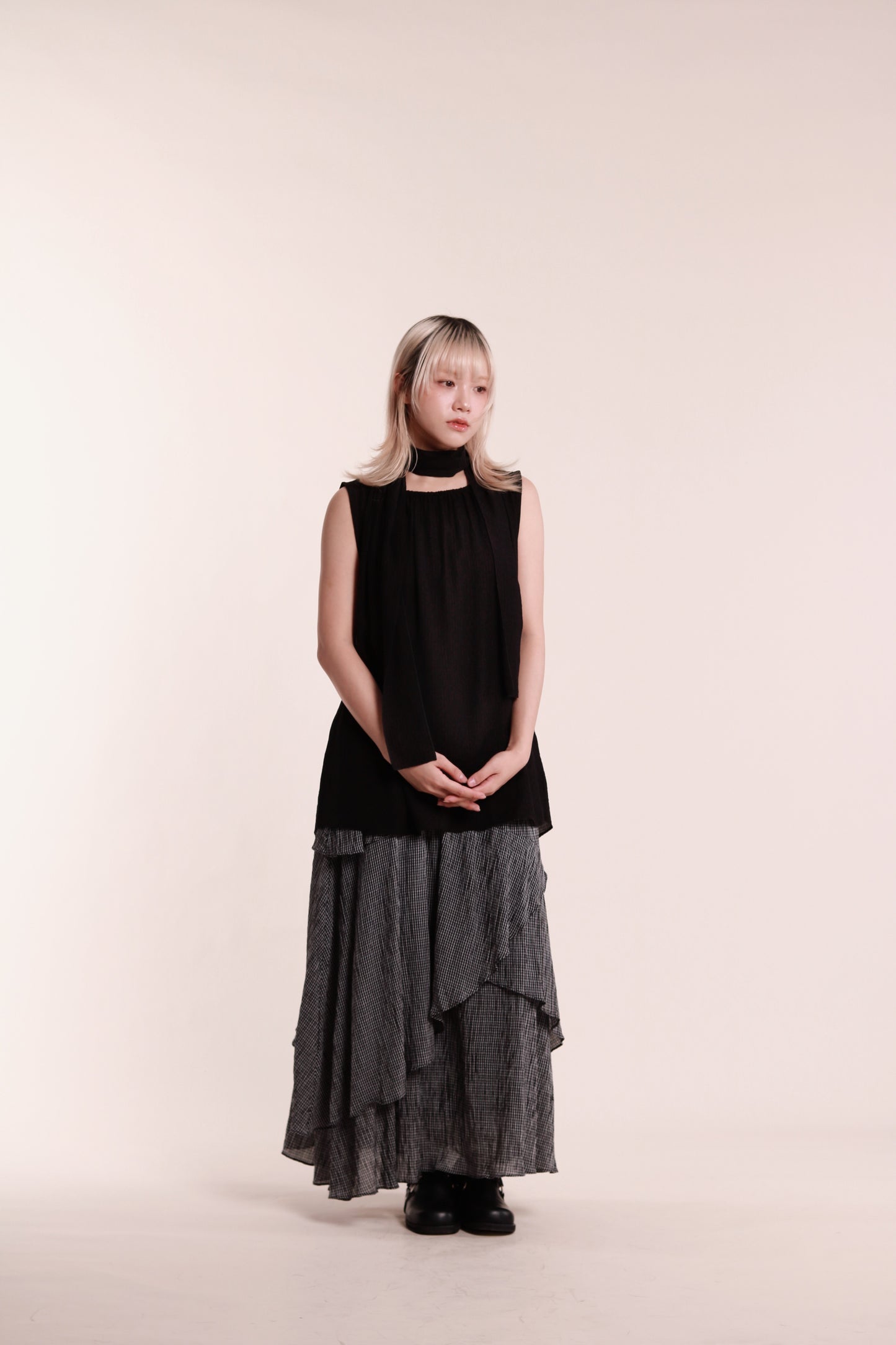 Layered Skirt (Black)