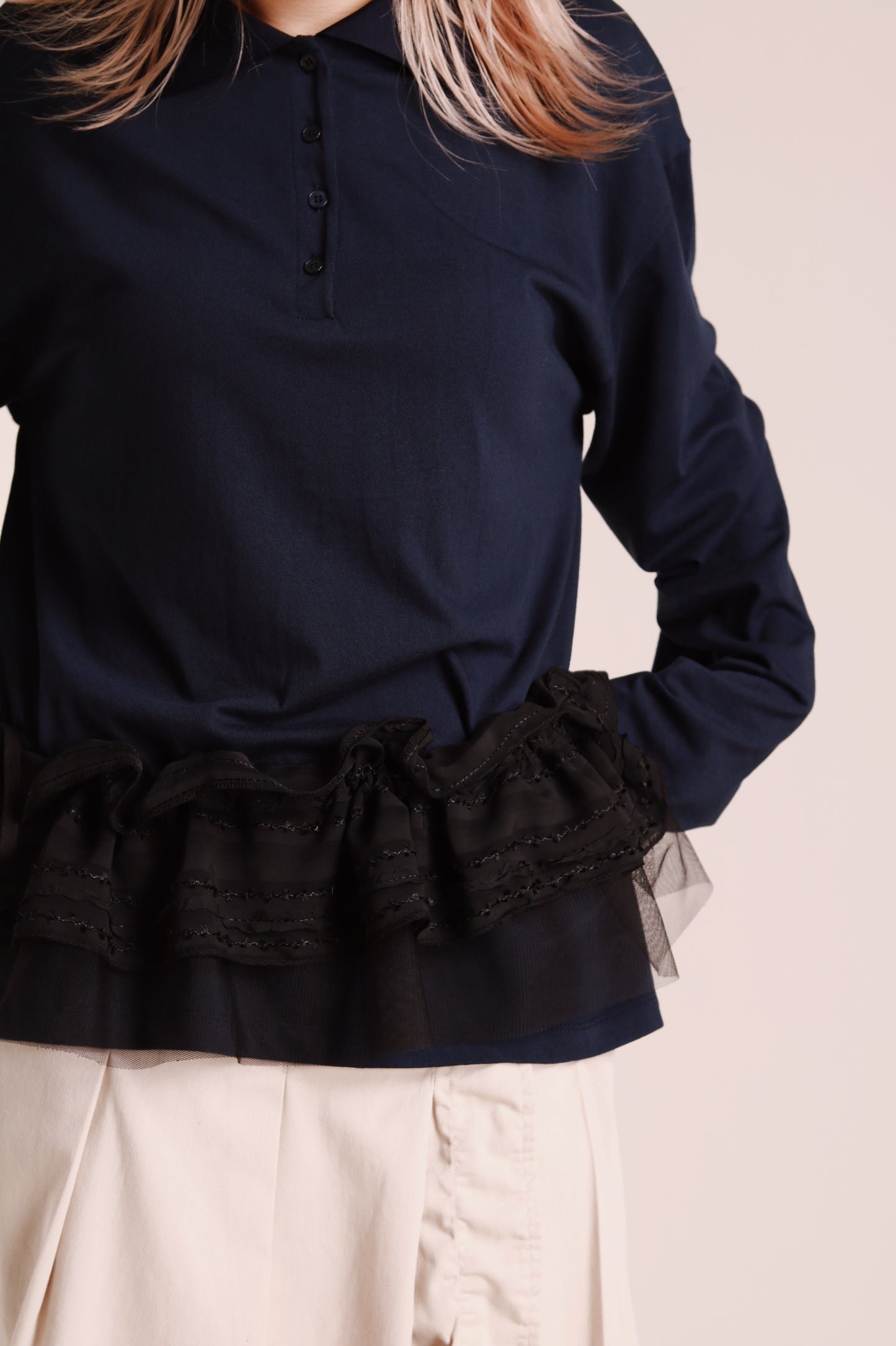 Ruffle Belt (Black)