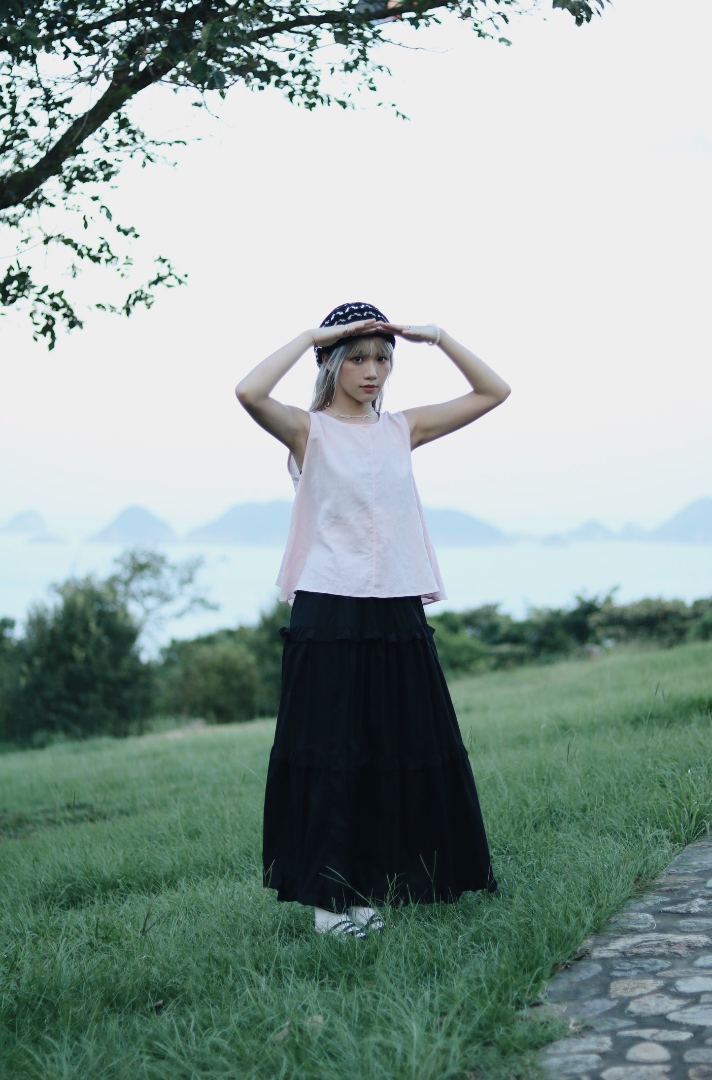 Daily Sleeveless Top (Pink)