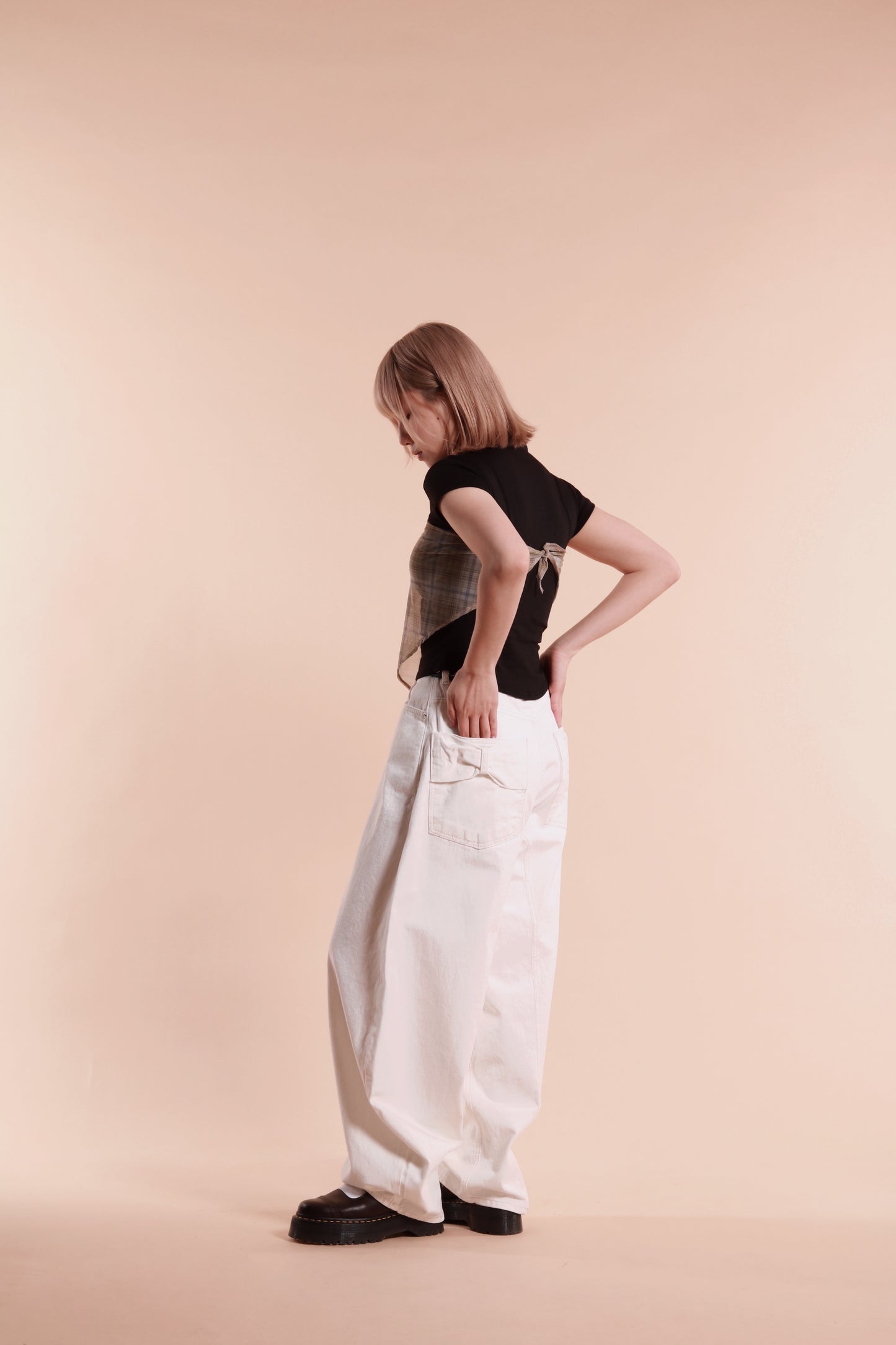 Gathered Tee (Black)