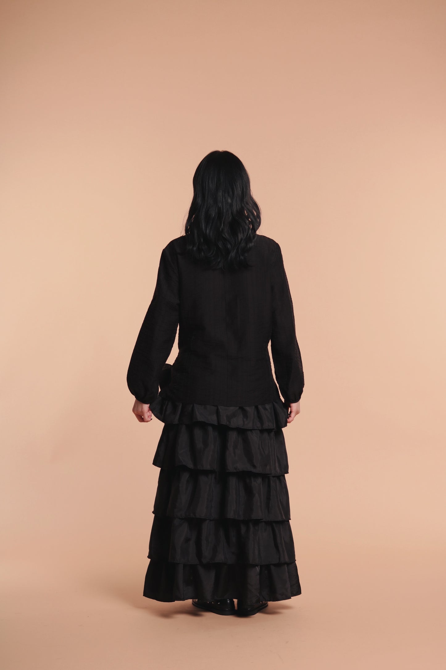 Doll Belt Blouse (Black)