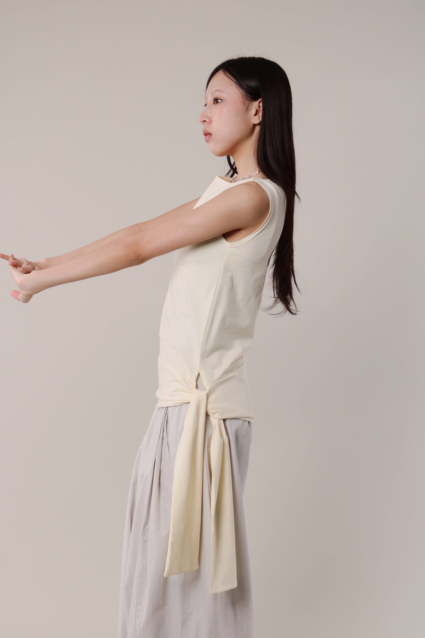 Amos Sleeveless Top (Yellow)