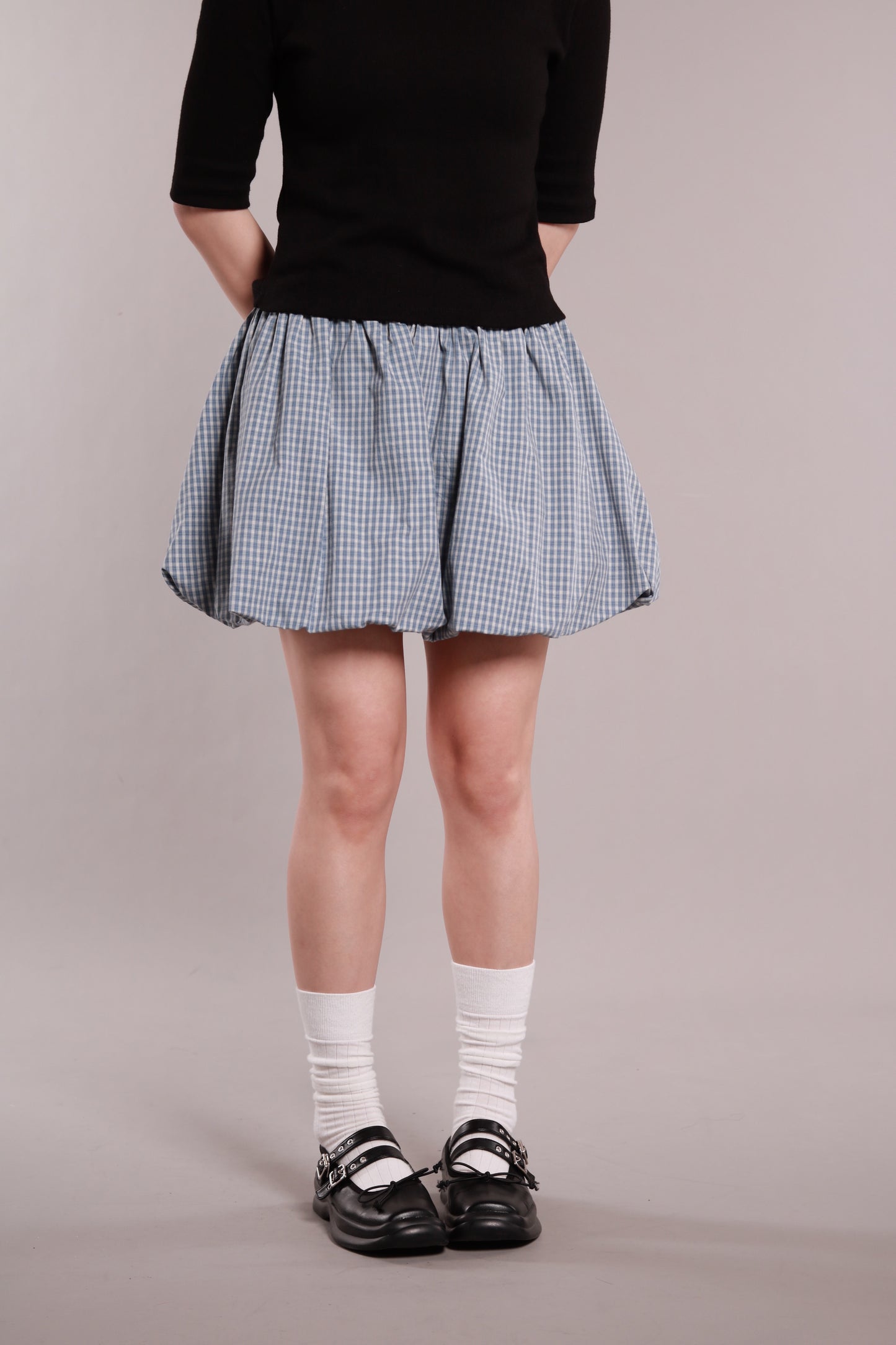 Ballon Mini Skirt (Blue)