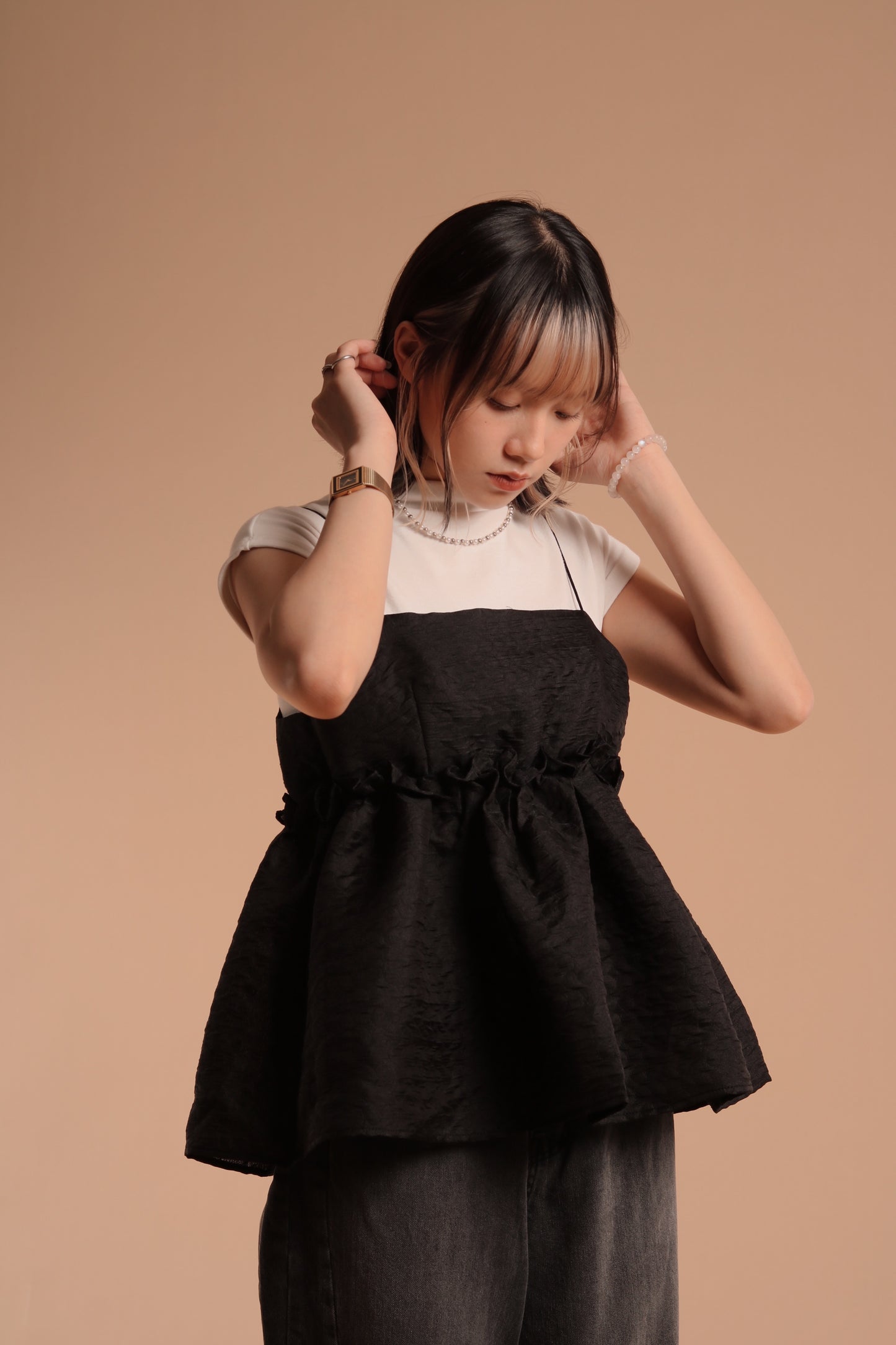 Cap Sleeve Tee (Ivory)