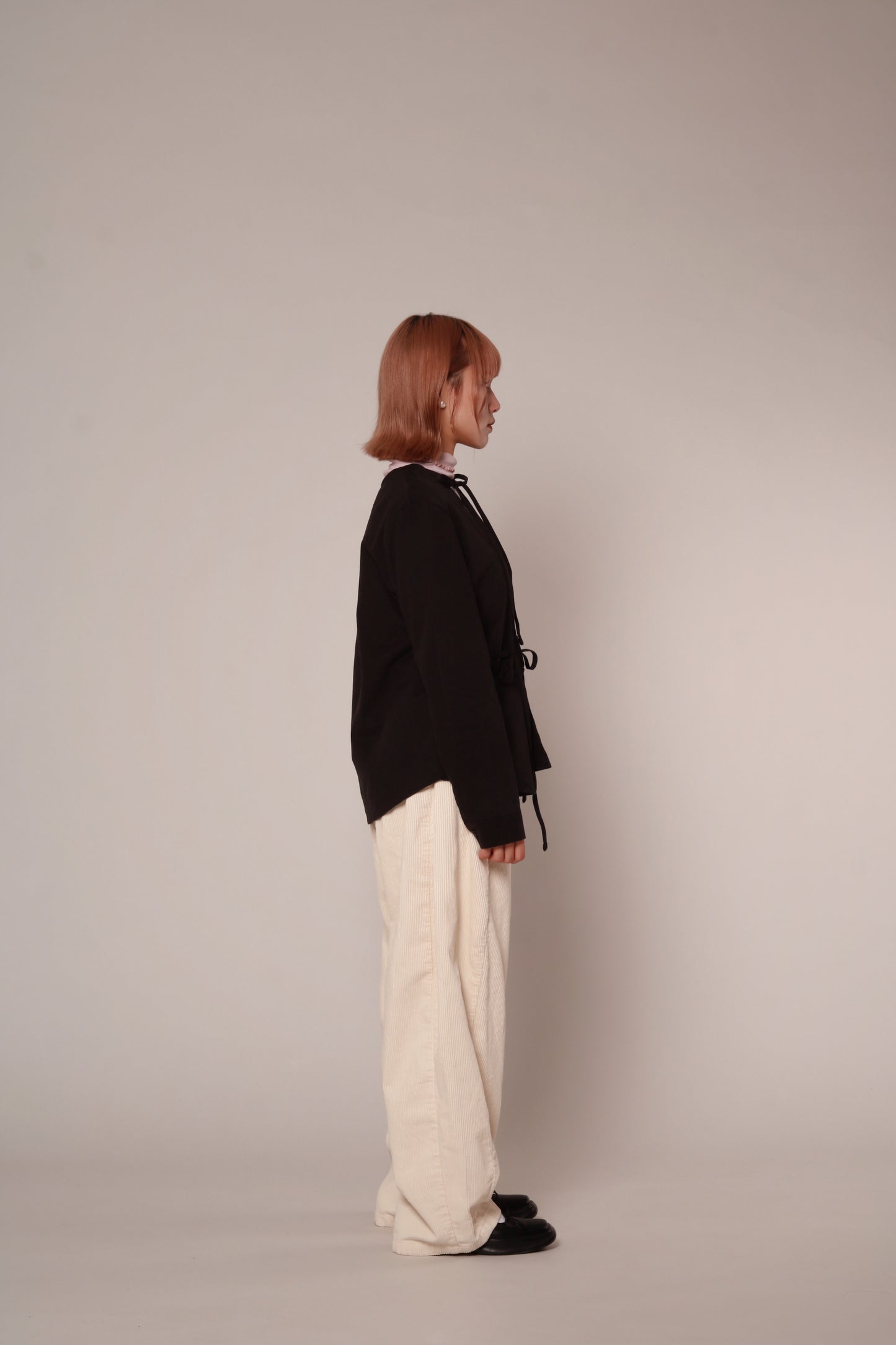 Ribbon Shirt (Black)