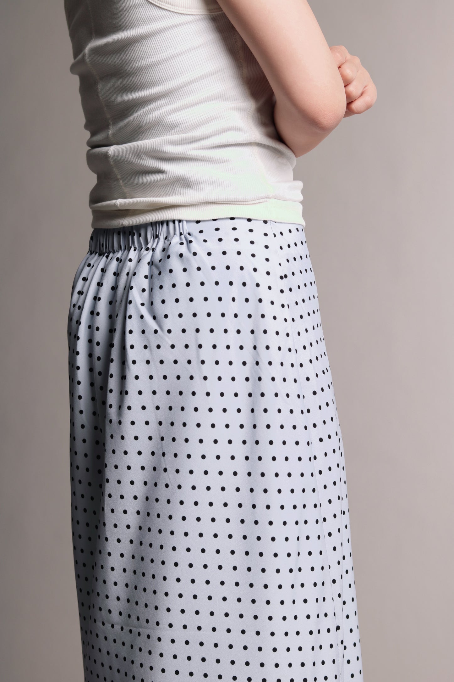 Polka Dot Skirt (Blue)
