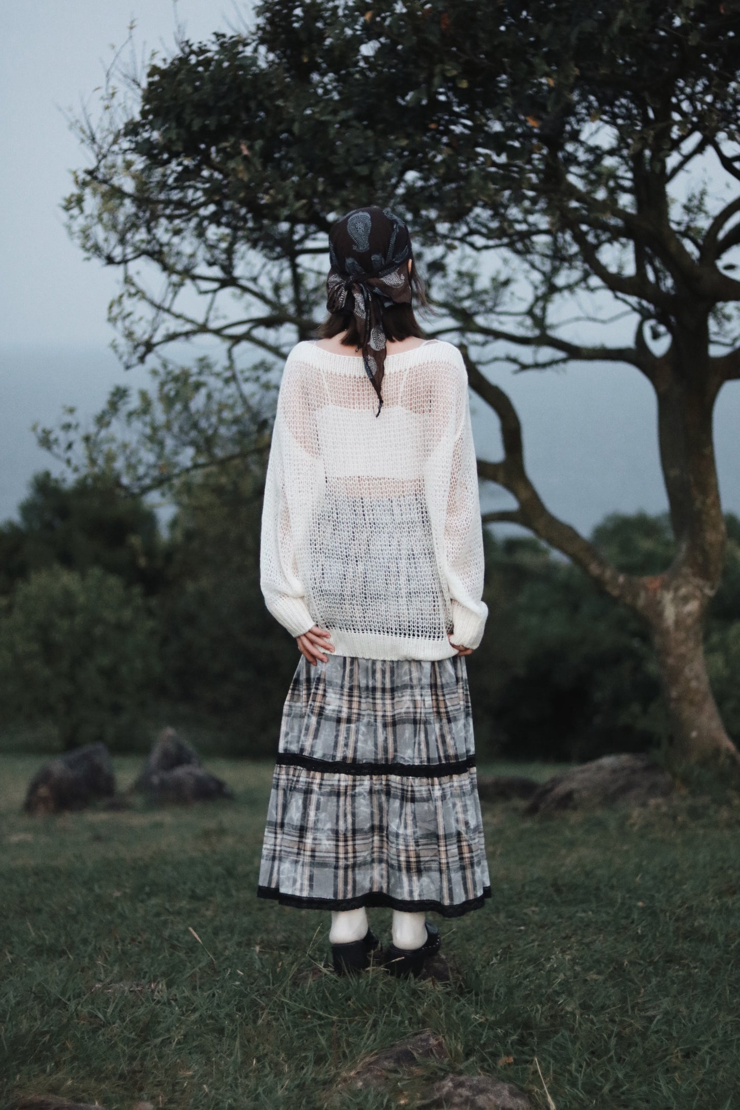 Autumn Knit Top (White)