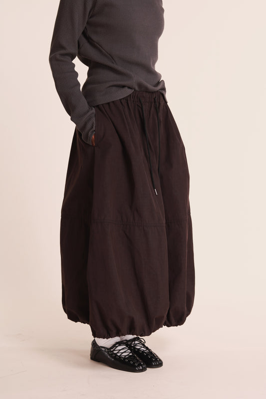 Winter Bubble Cloud Skirt (Black)