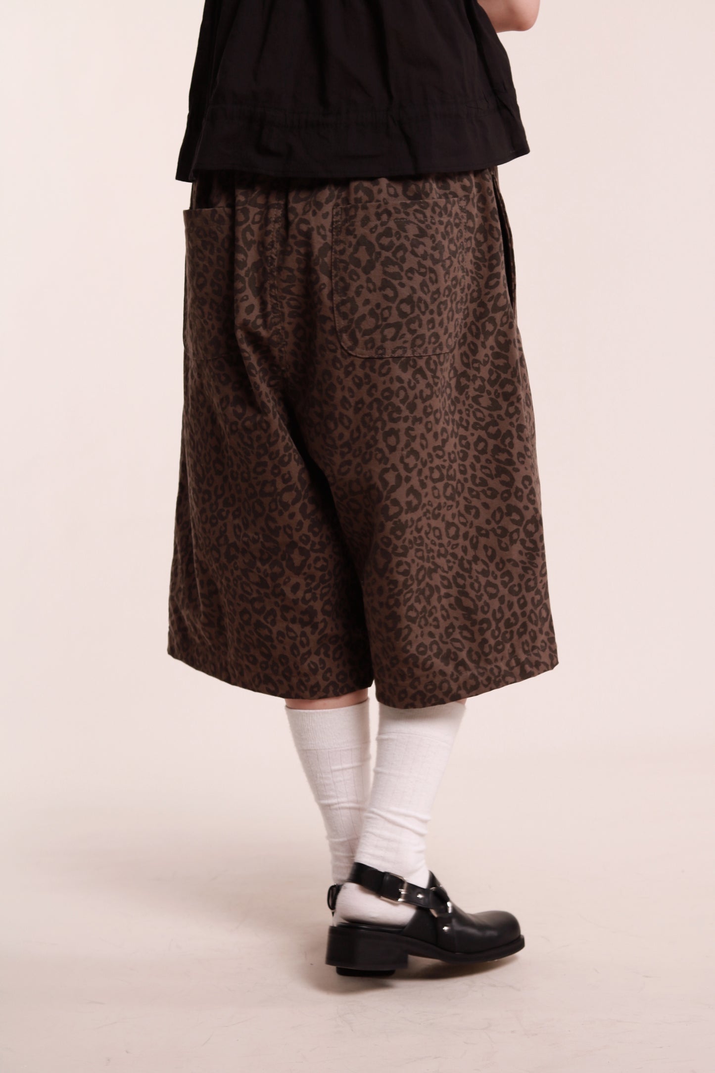 Leopard Shorts (Brown)