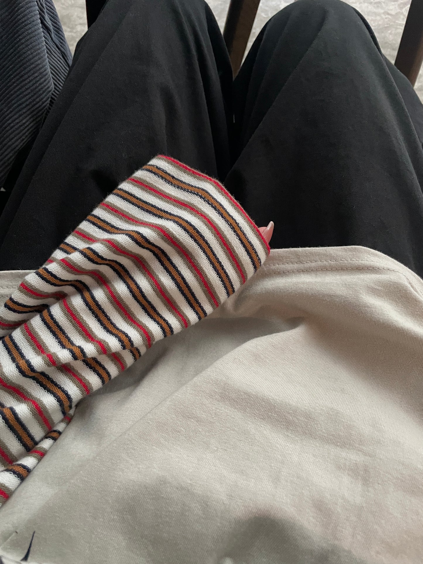 Antifragile Long Tee (Beige)