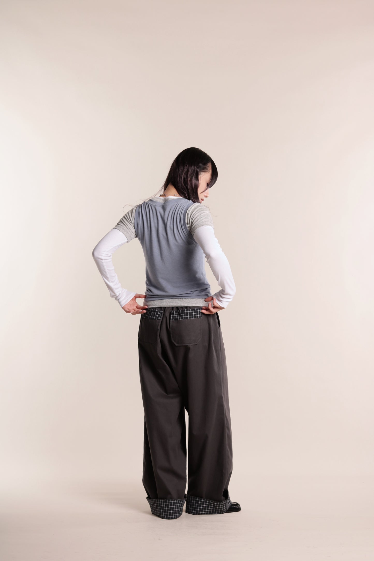Aria Layered Top (Sky)