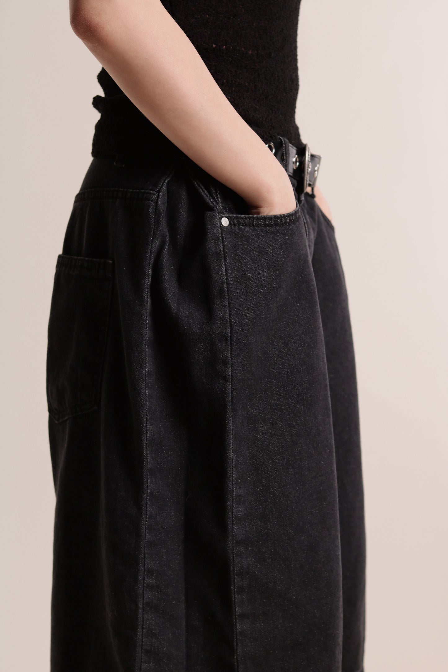 Paddy Jean Shorts (Black)