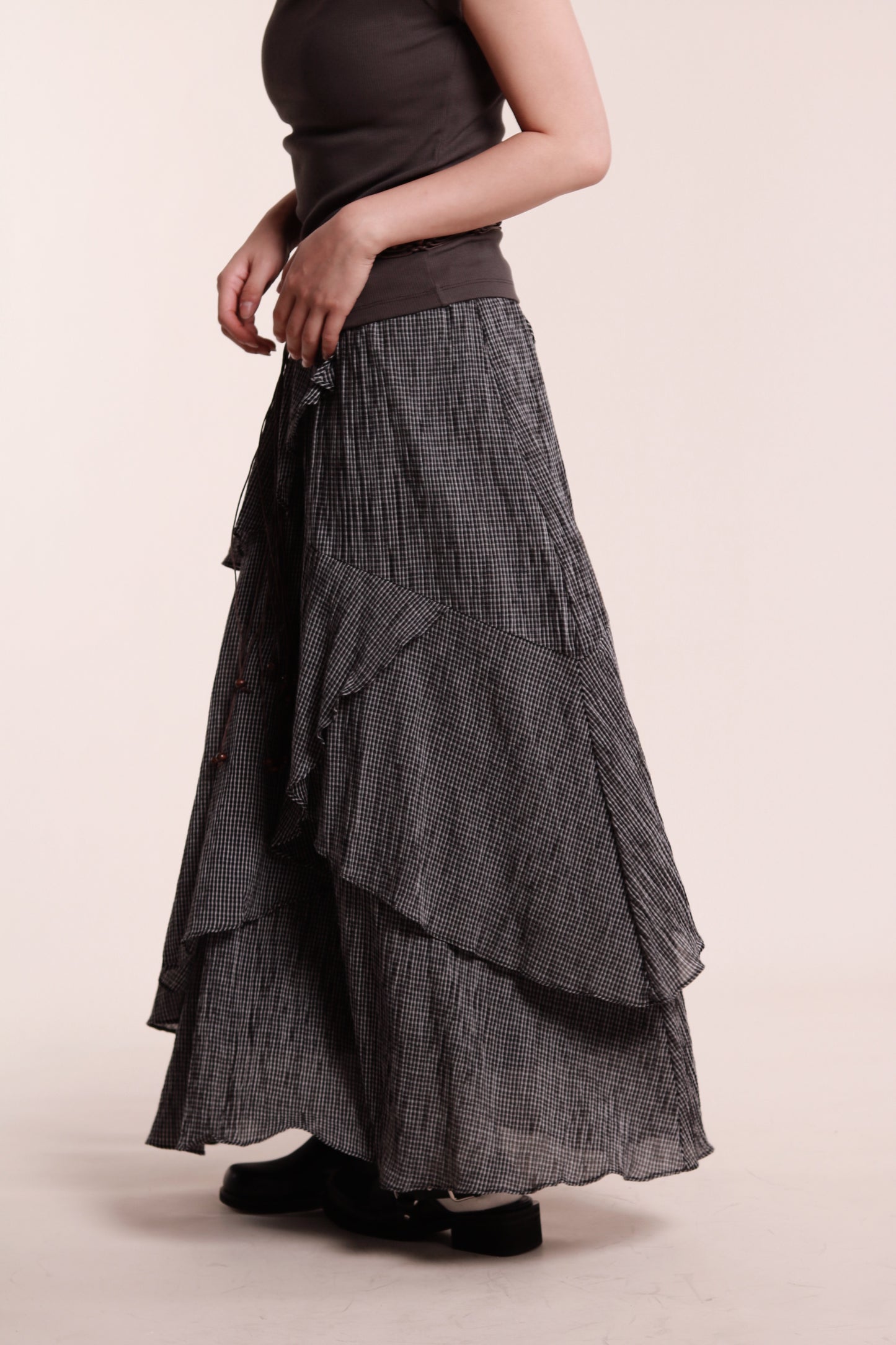 Layered Skirt (Black)