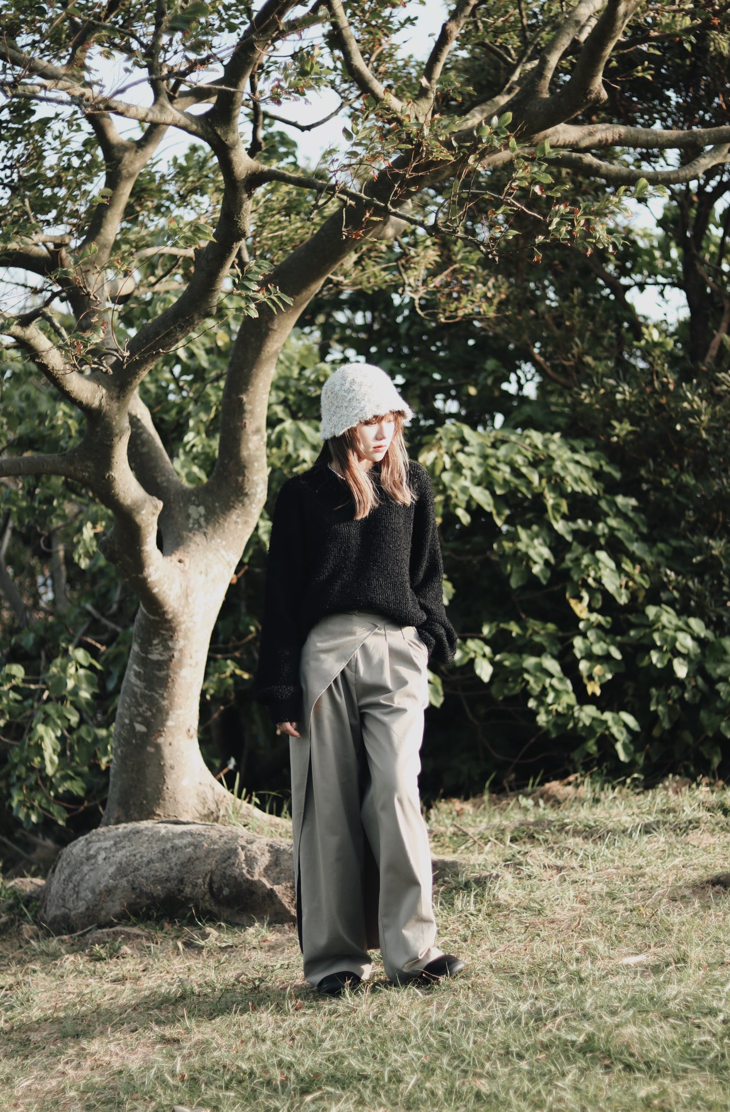 Layered Pants (Khaki)