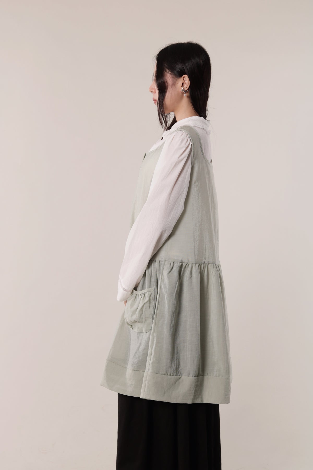 Retro Pocket Dress (Mint)