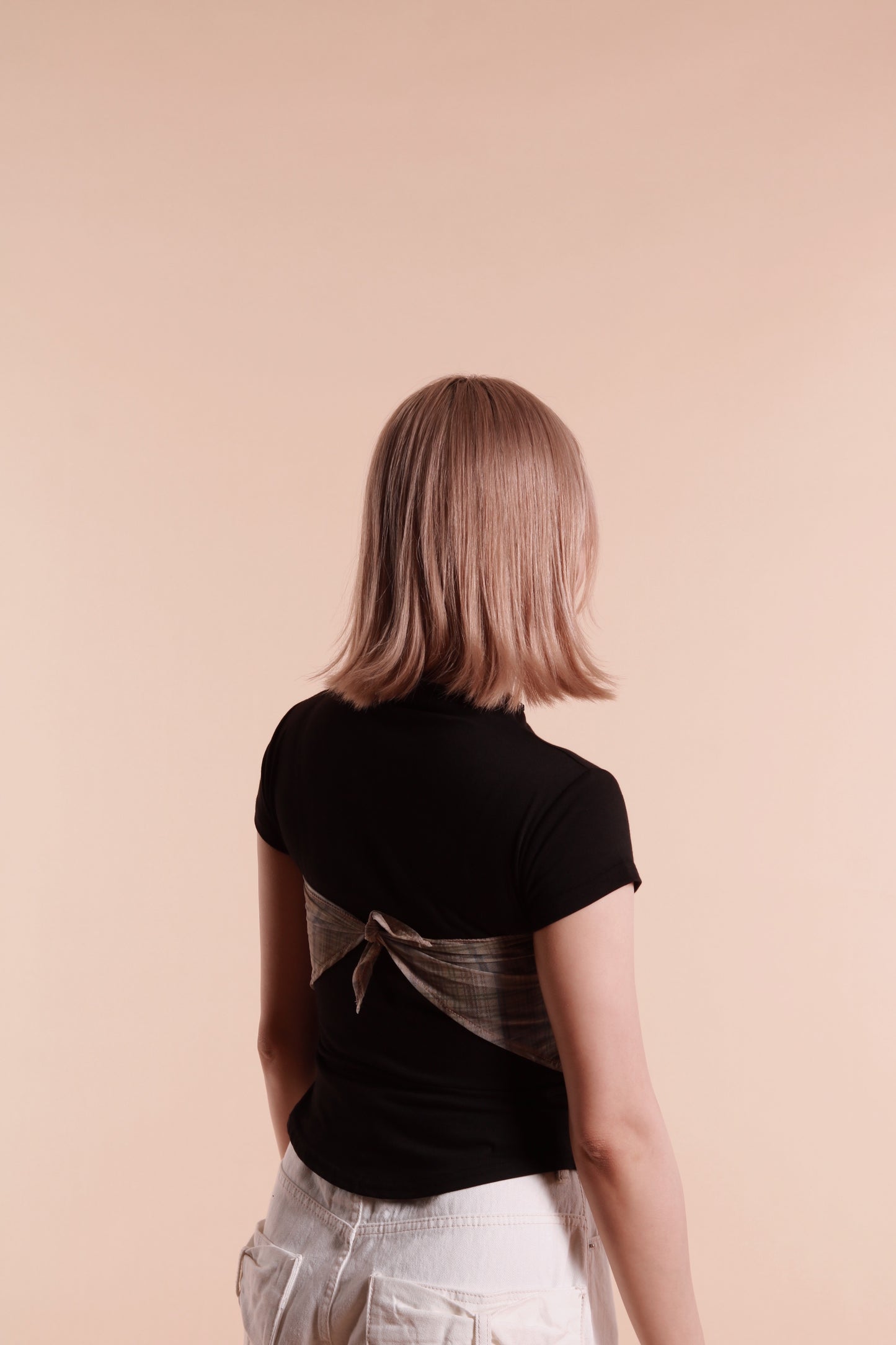 Gathered Tee (Black)