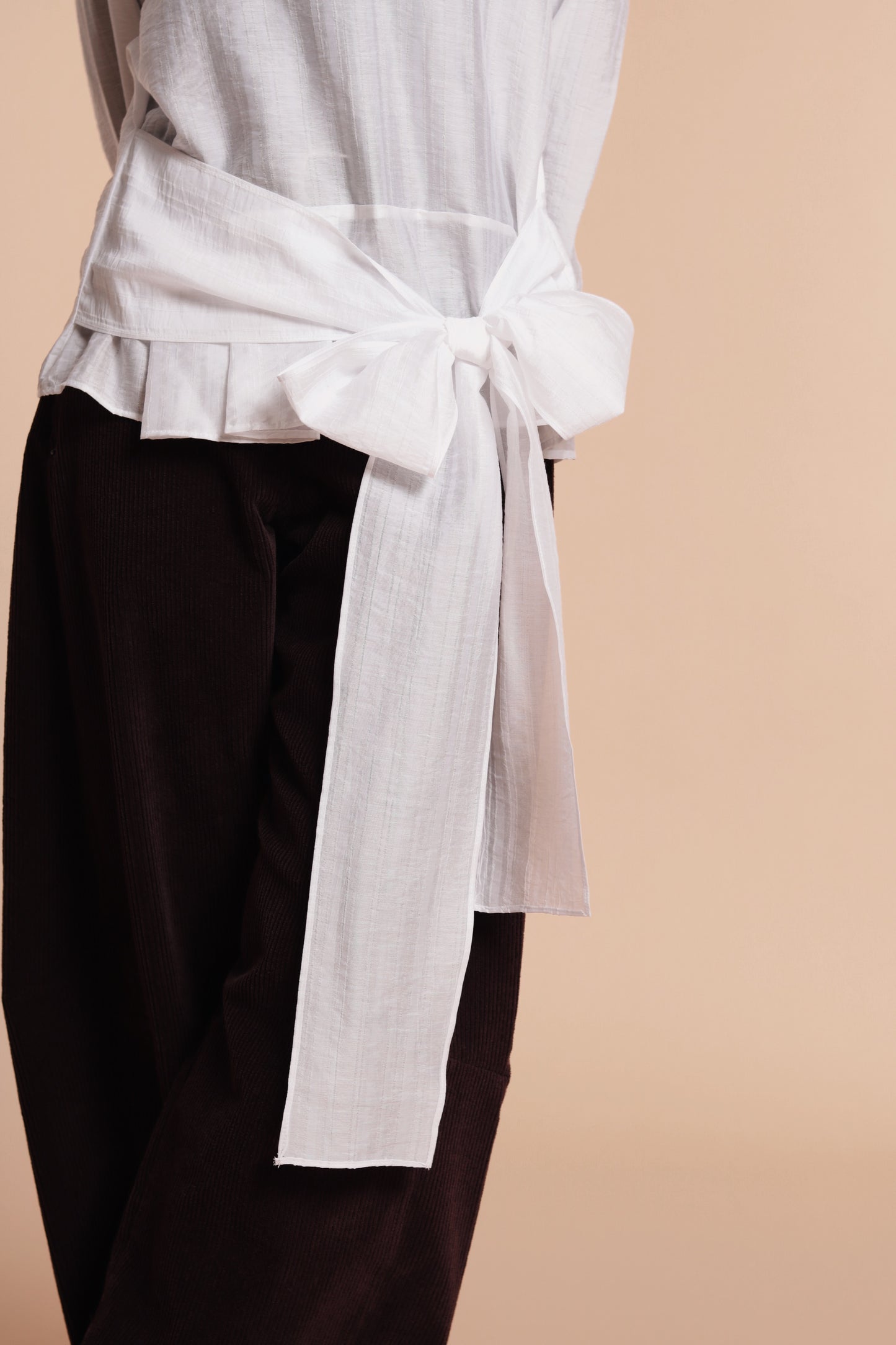 Doll Belt Blouse (White)