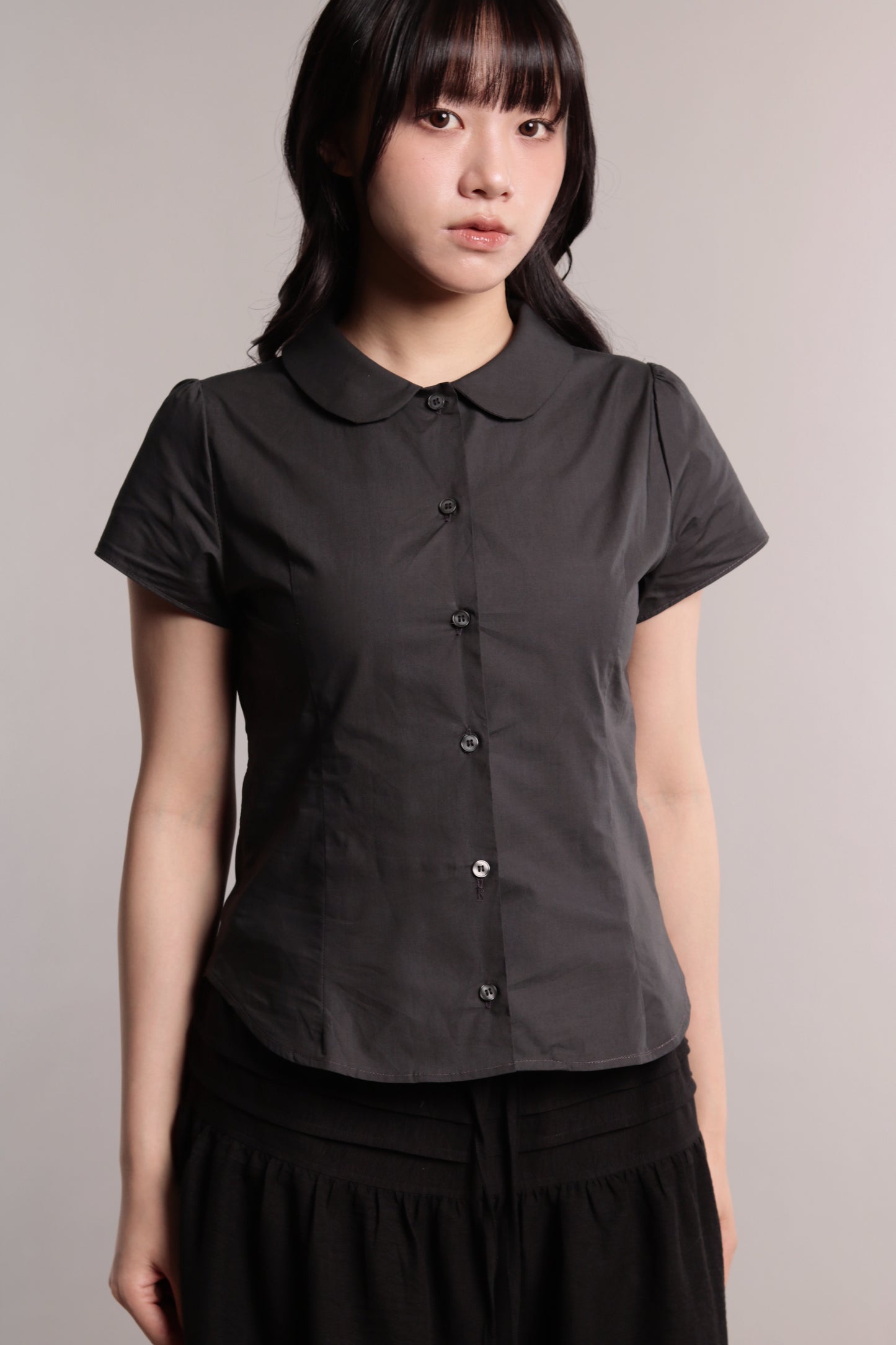 Corset Shirt (Charcoal)