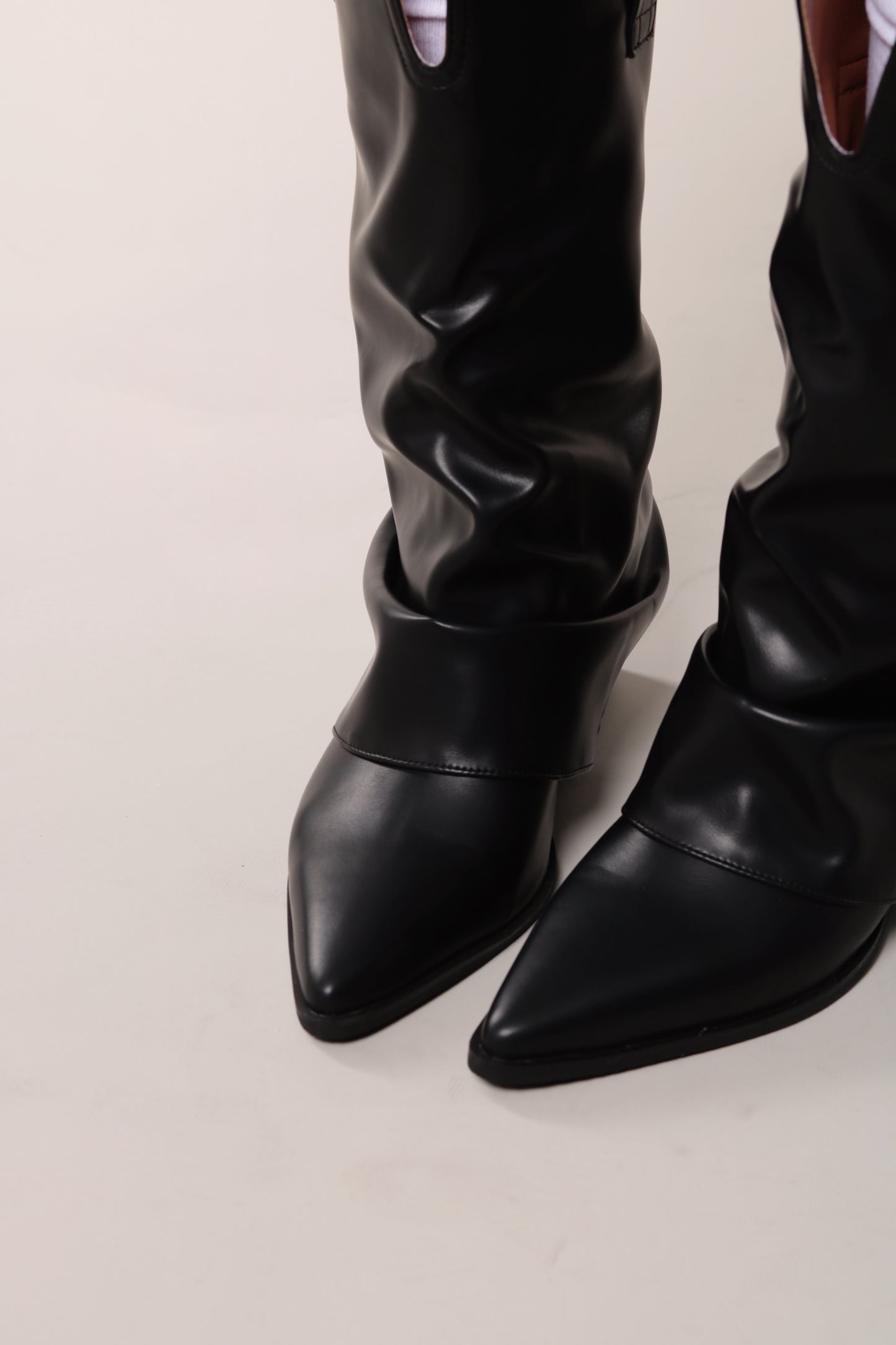Edgy Pointed Toe Boots