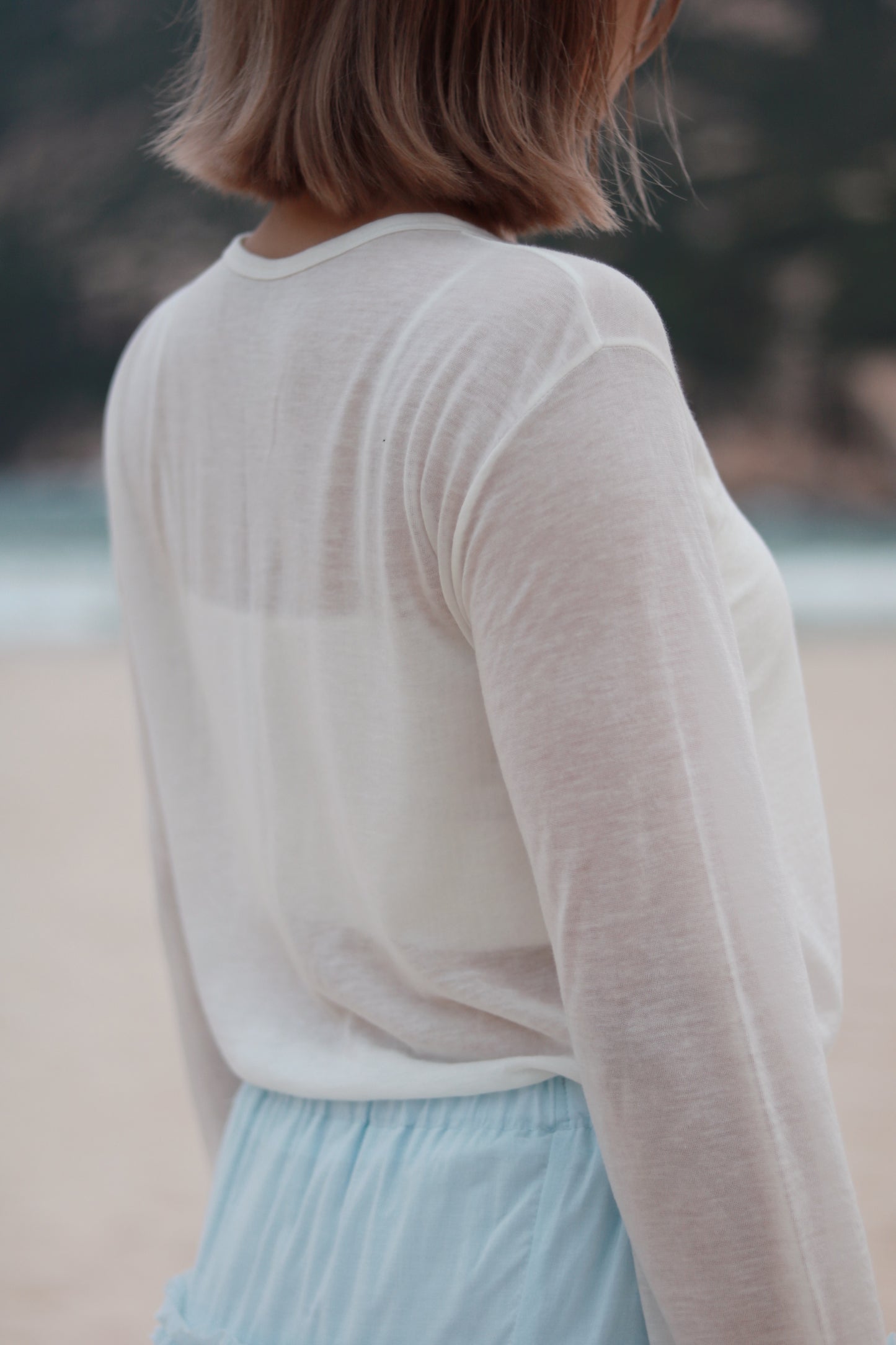 Spring Basic Top (Charcoal/Pink/Purple/White)