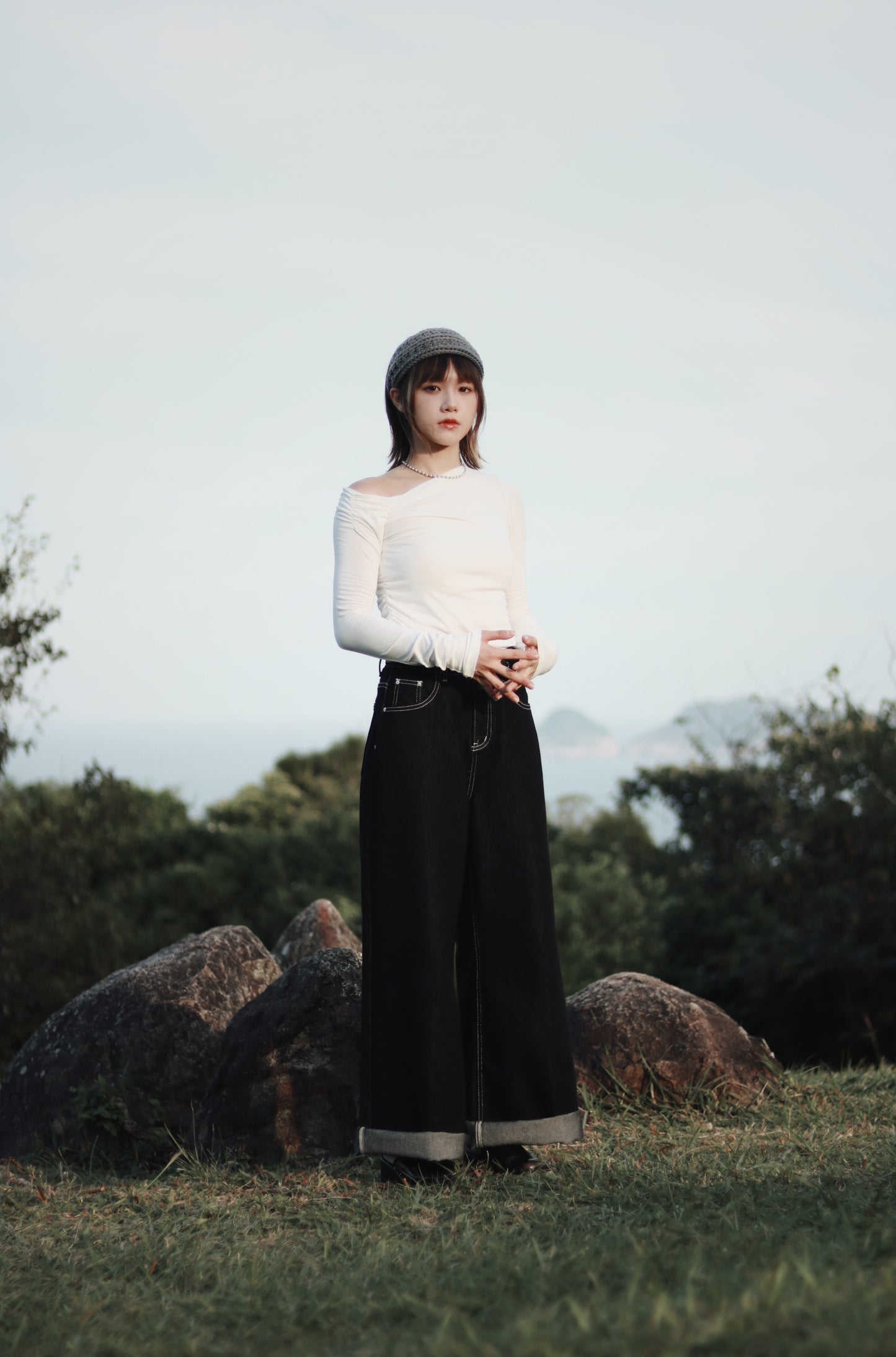 Ribbon Headband (Black/Brown/Grey/Ivory/Pink)