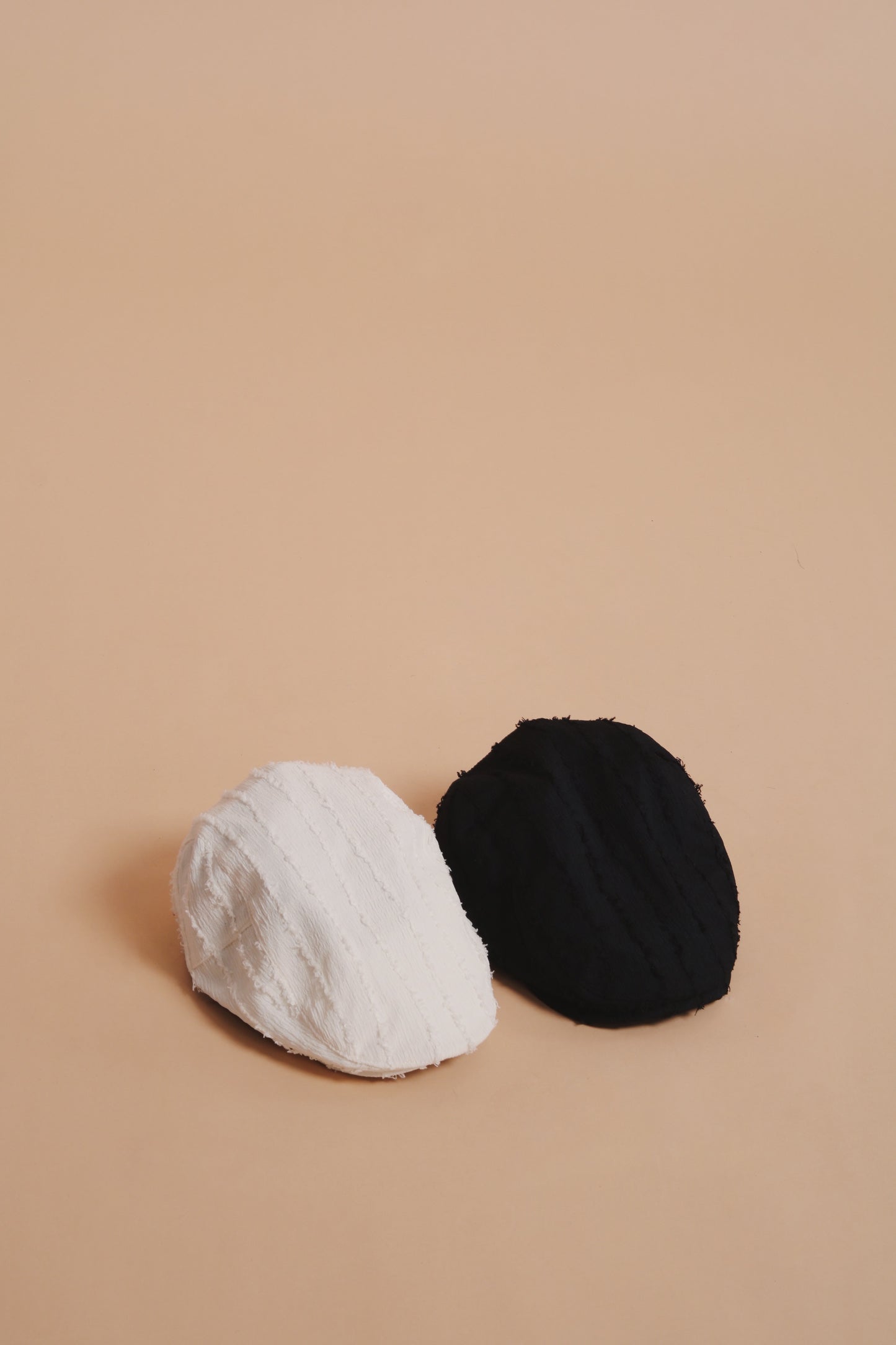 Frayed News Cap (White)