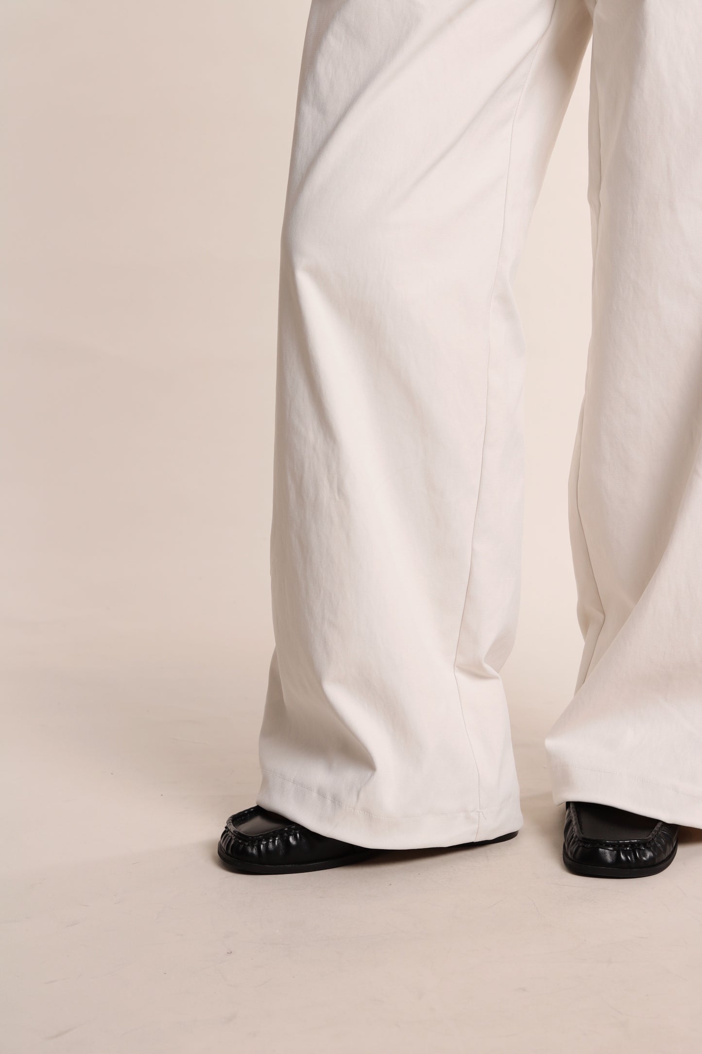 Delia Gathered Pants (Ivory)