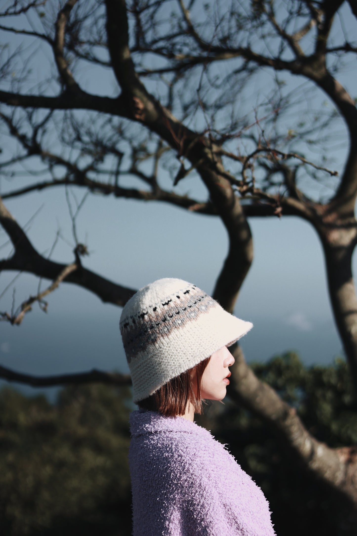 Snow Bucket Hat (Ivory)