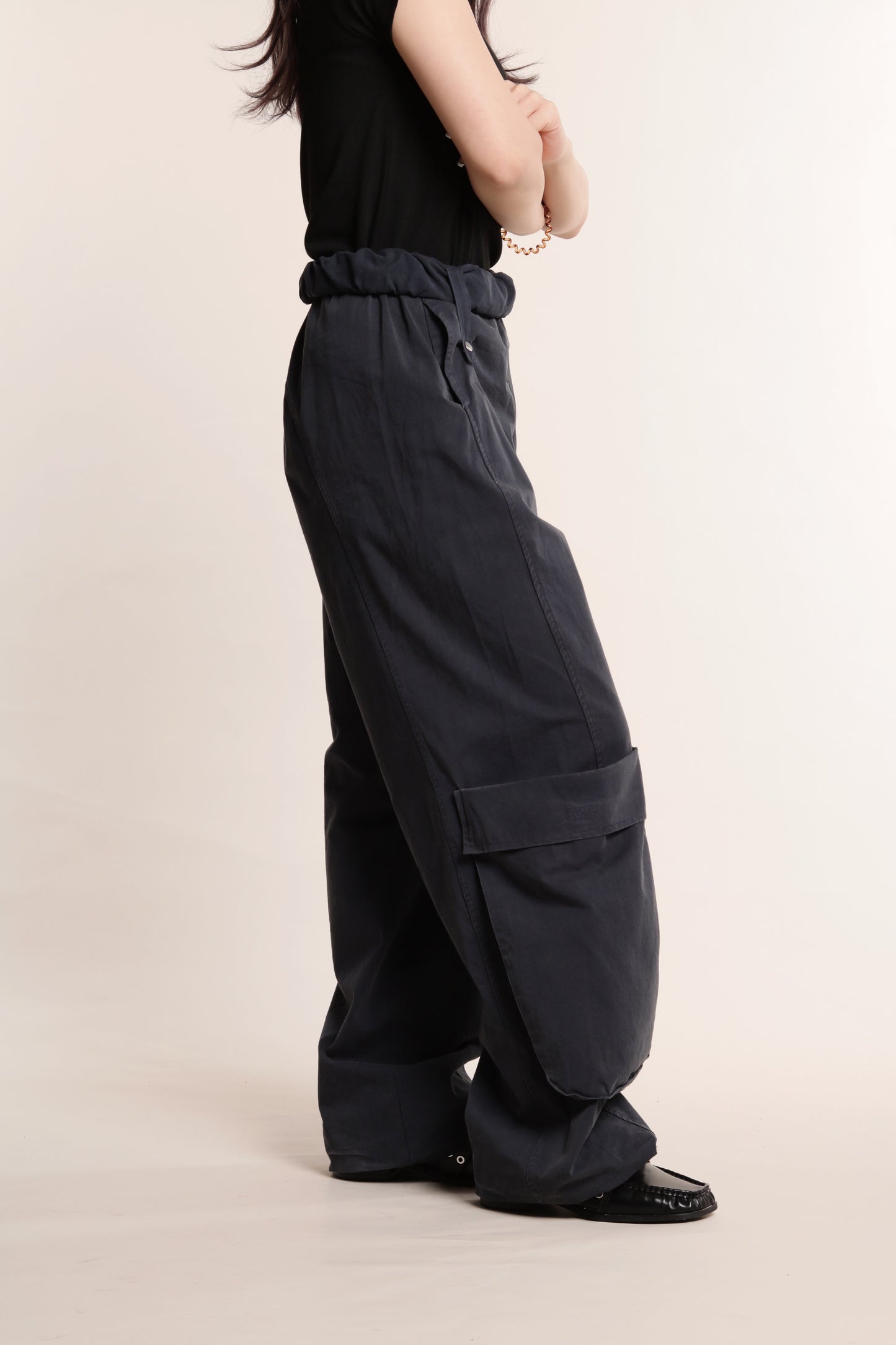 Volume Pocket Pants (Navy)
