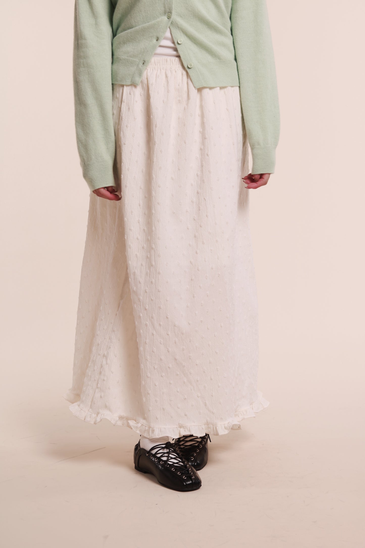 Dot Dot Skirt (Ivory)