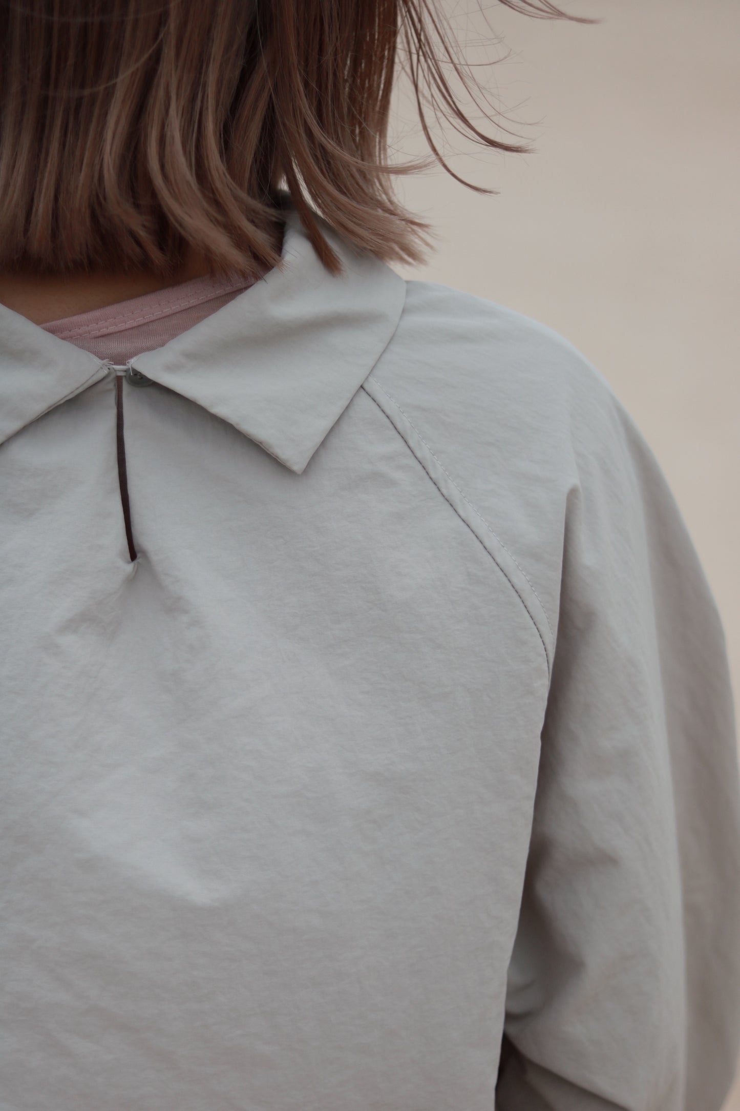 Funnel Neck Top (Grey)