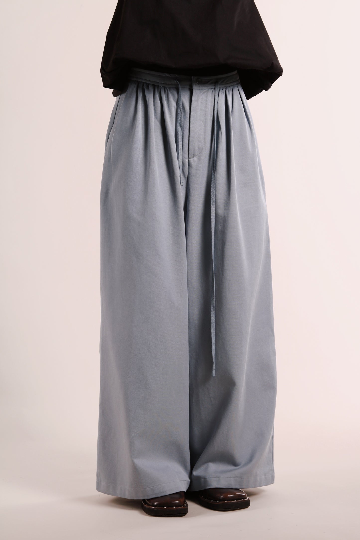 Renne Wide Leg Pants (Blue)