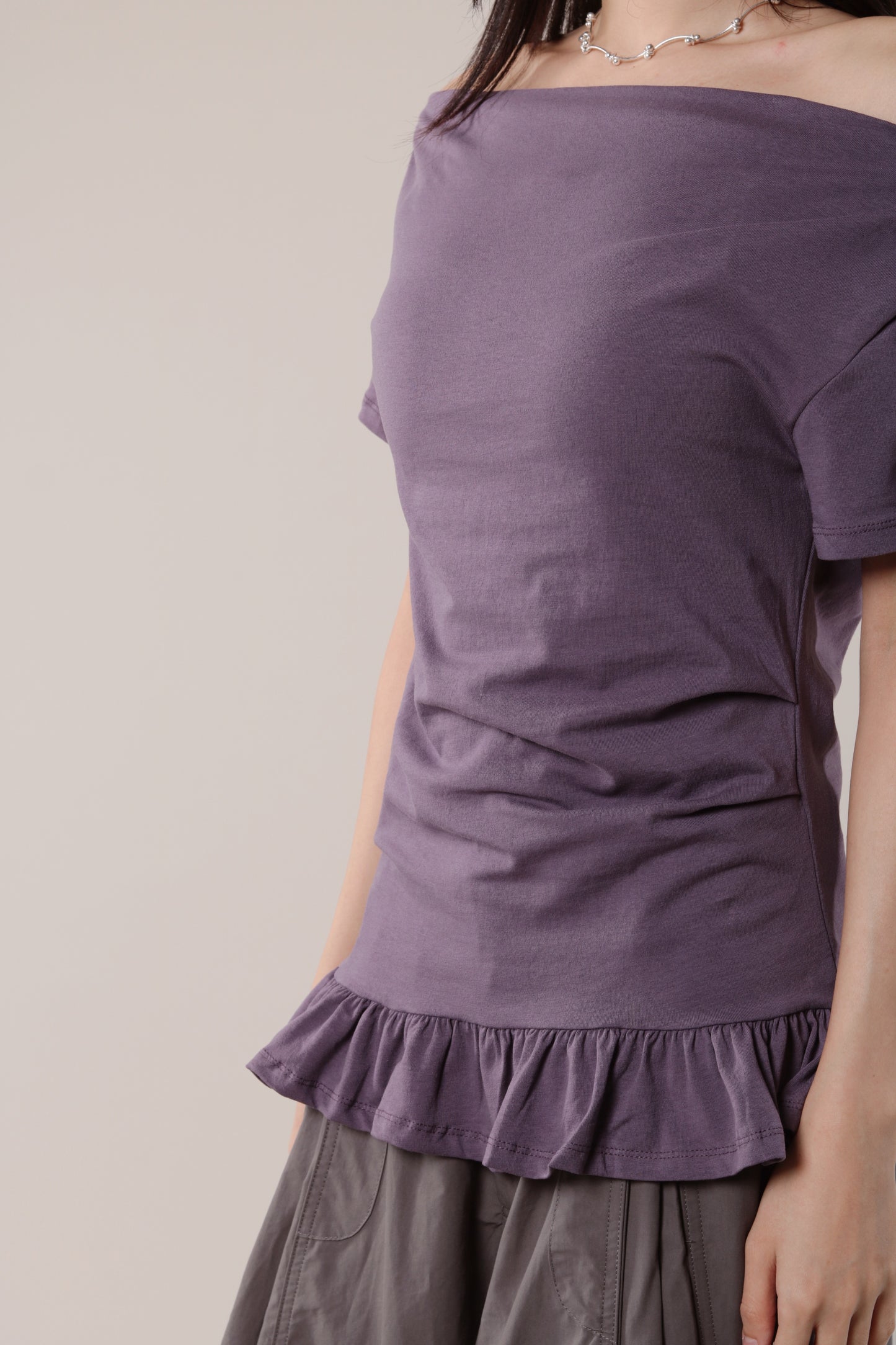 Ruffle Top (Purple)