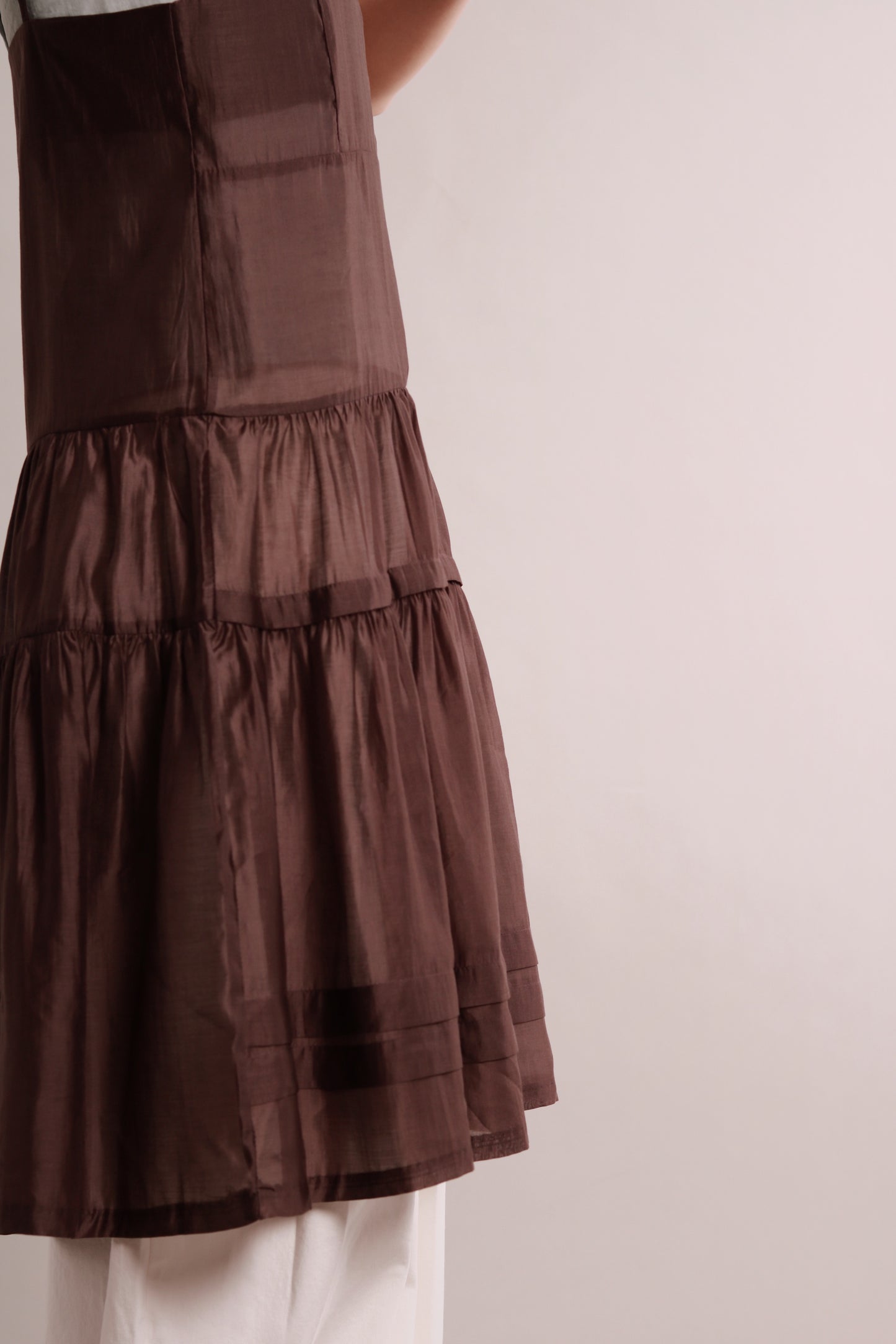 Doll See Through Dress (Brown)