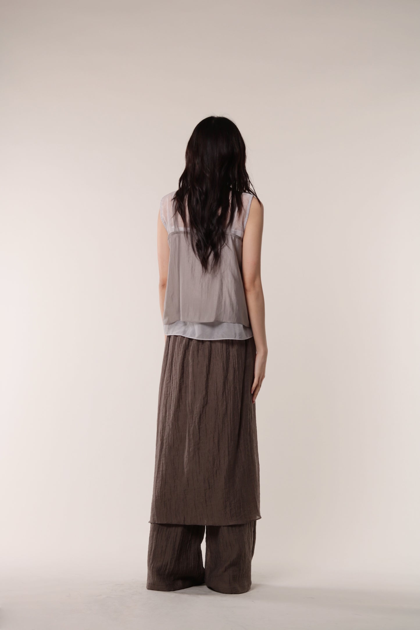 Layered Pants (Brown)
